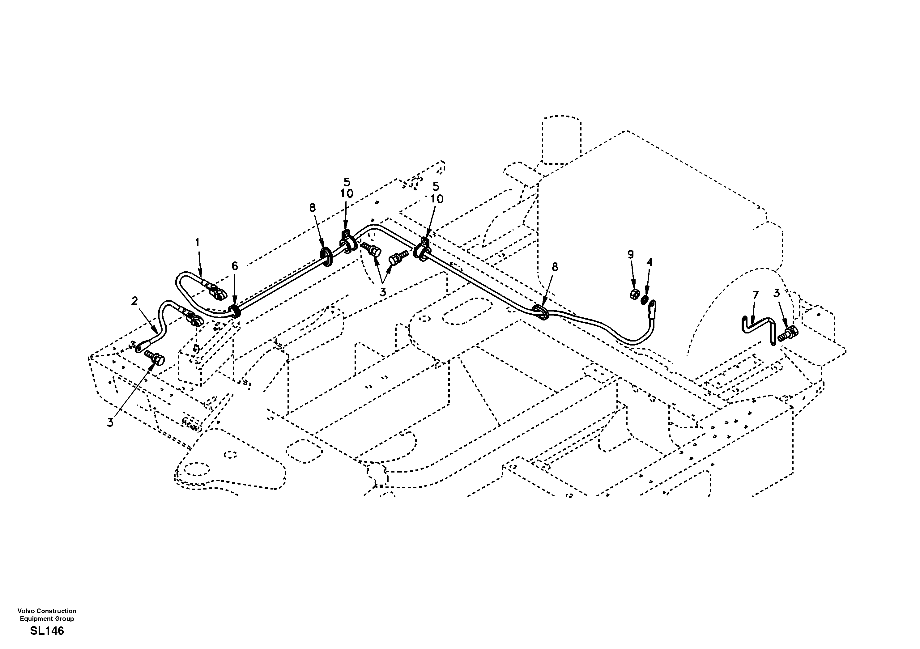 Cables, battery — volvo parts diagram
