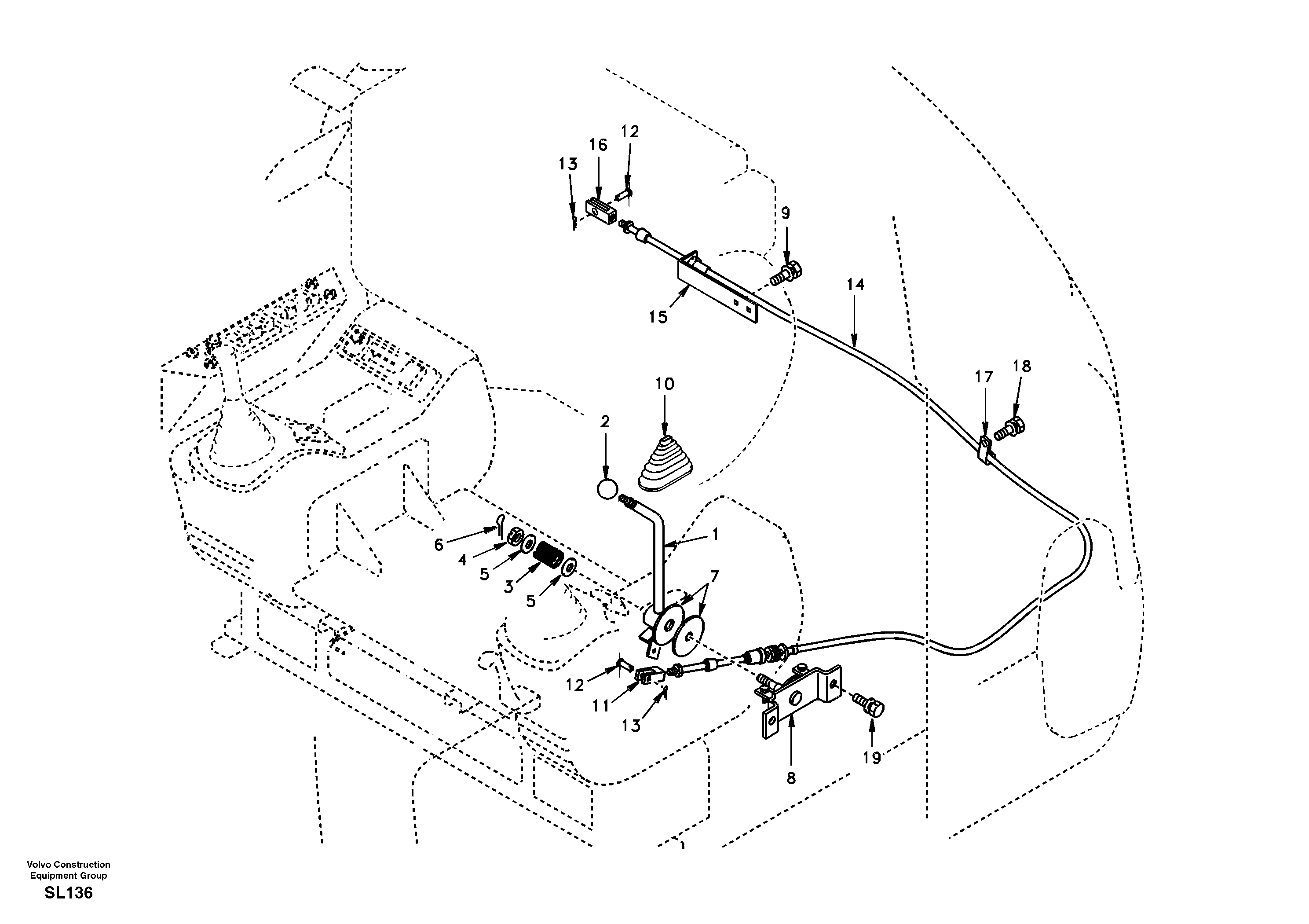 Speed control — volvo parts diagram