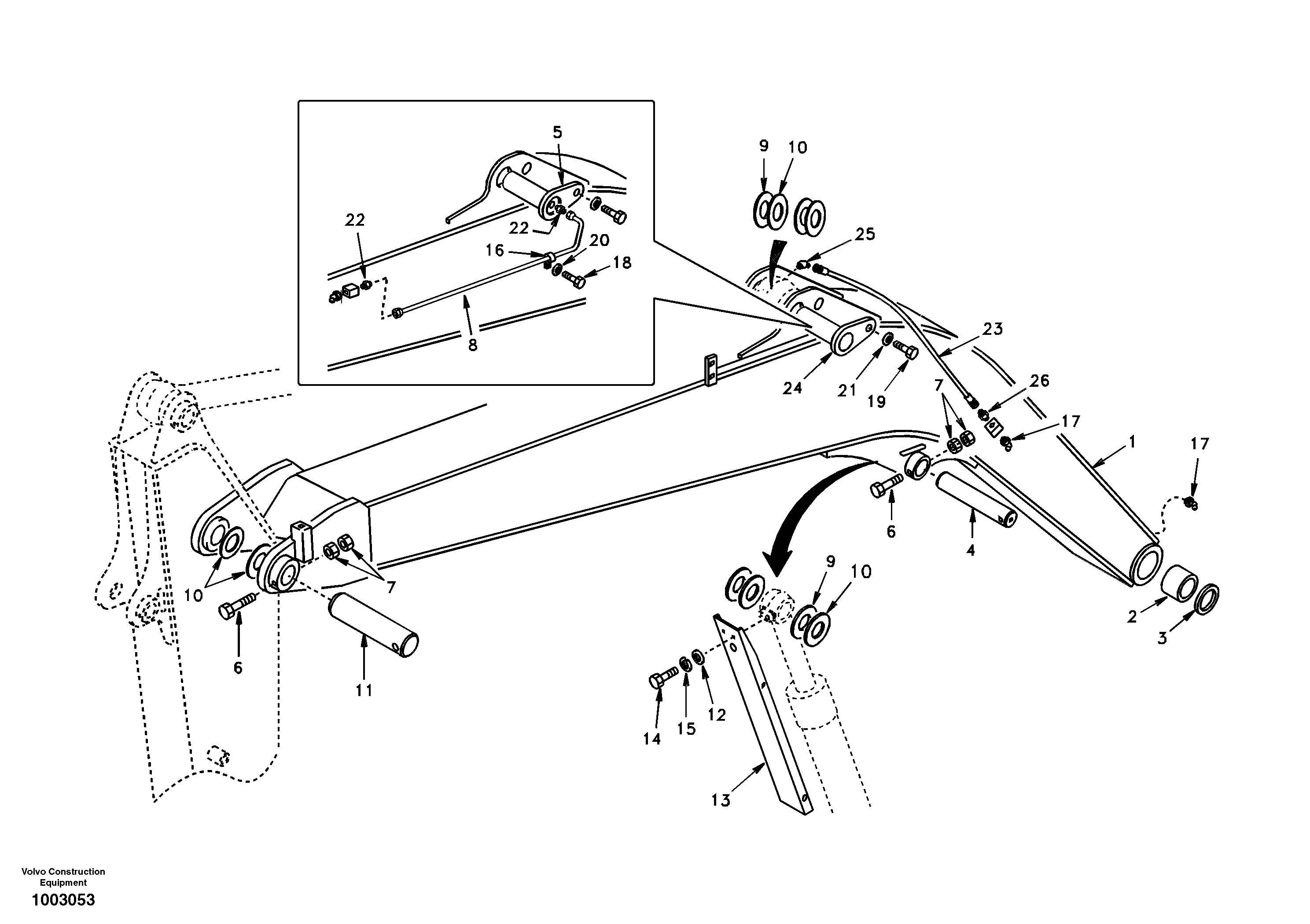 Links to boom, mono — volvo parts diagram