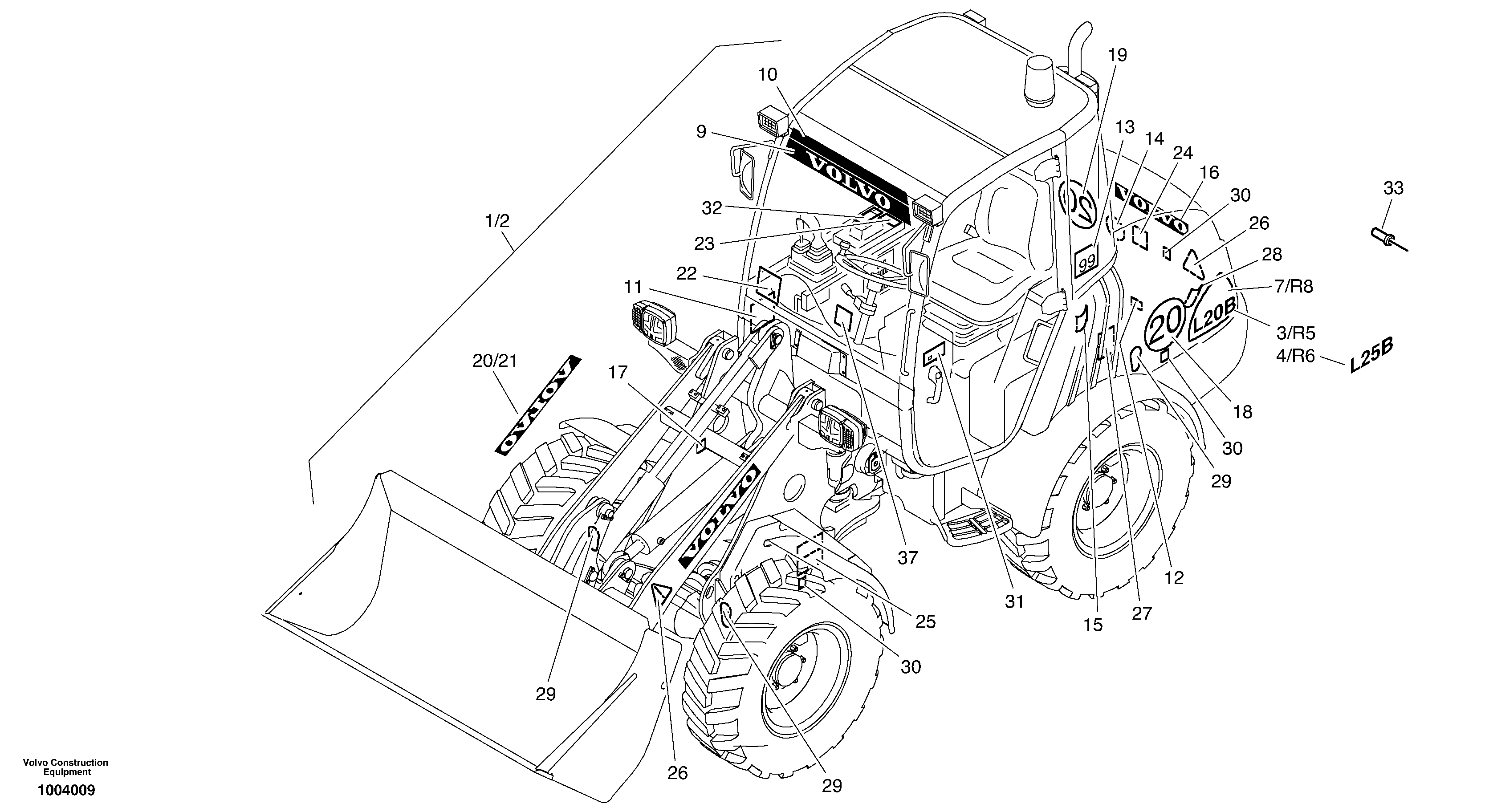 Plates — volvo parts diagram
