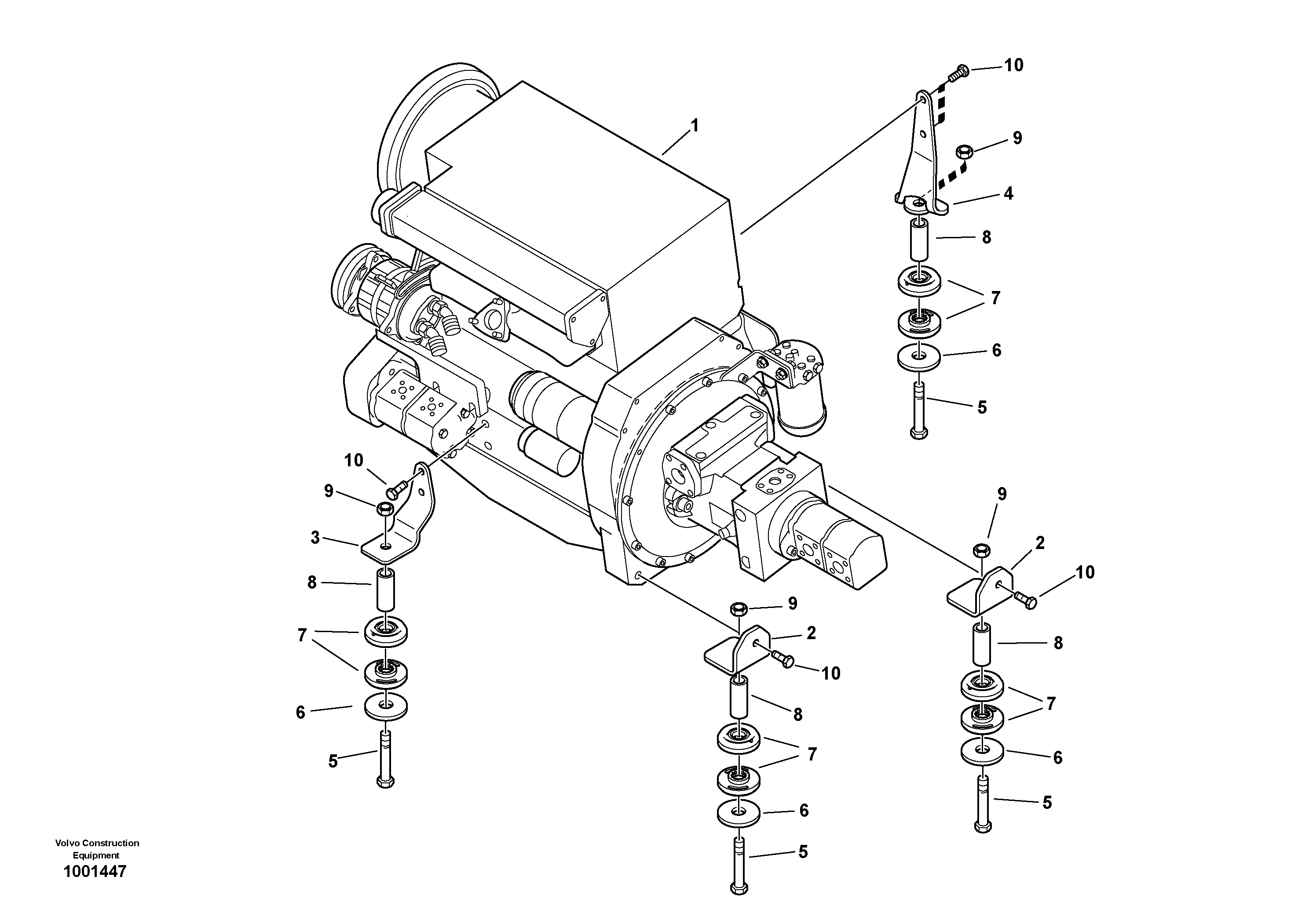Engine assy — volvo parts diagram