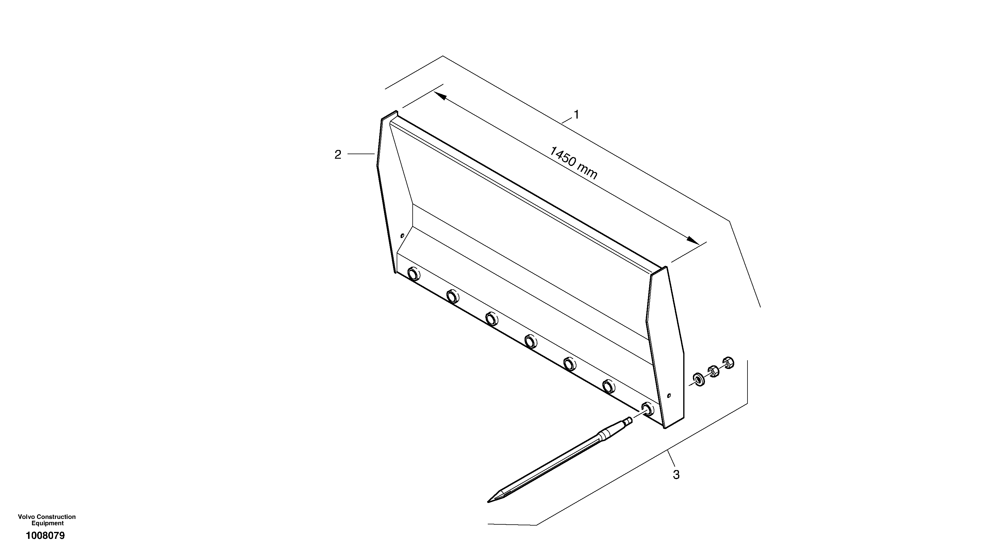 Hay fork - Dirty fork — volvo parts diagram