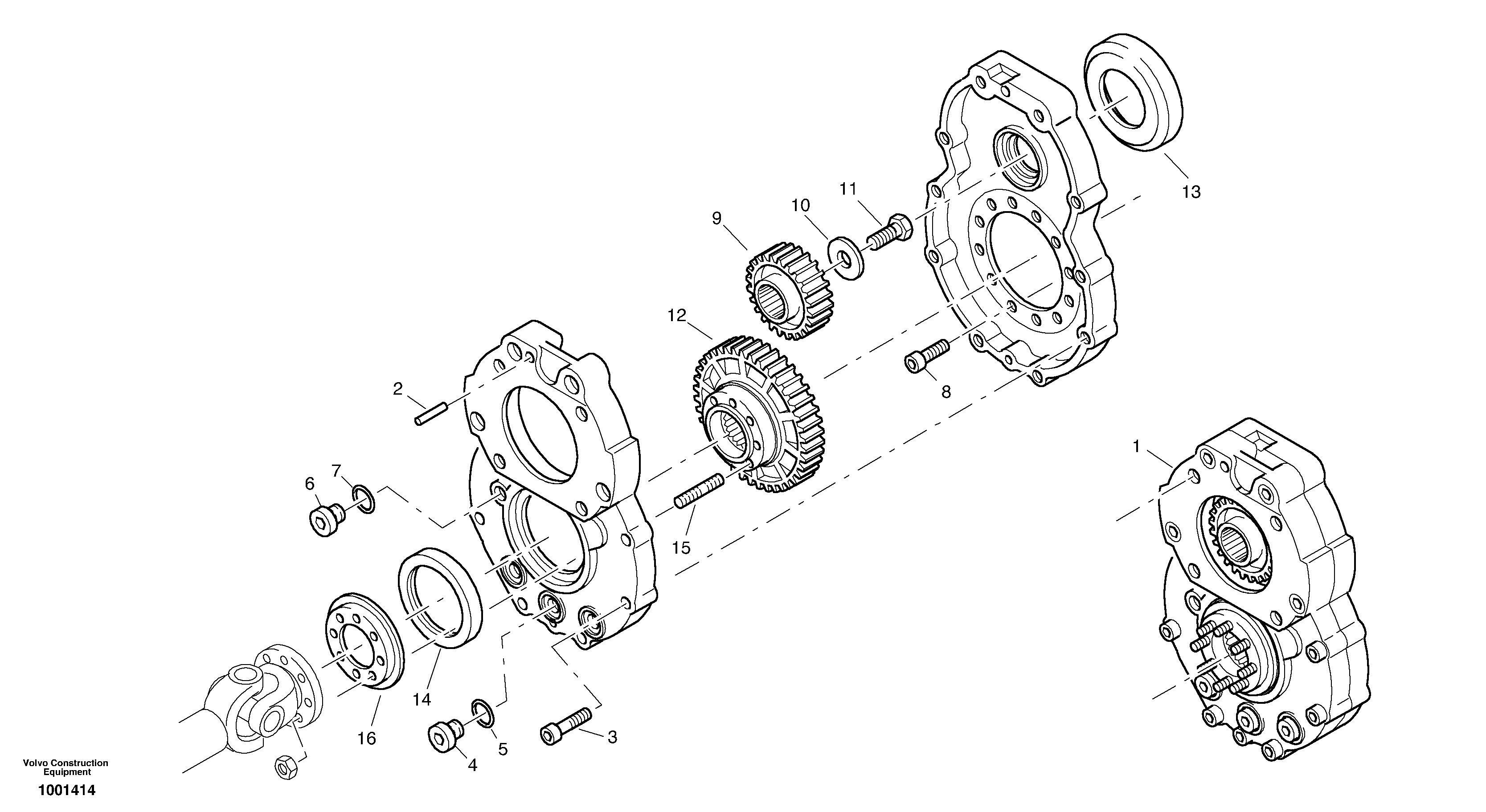 Gearbox assy — volvo parts diagram