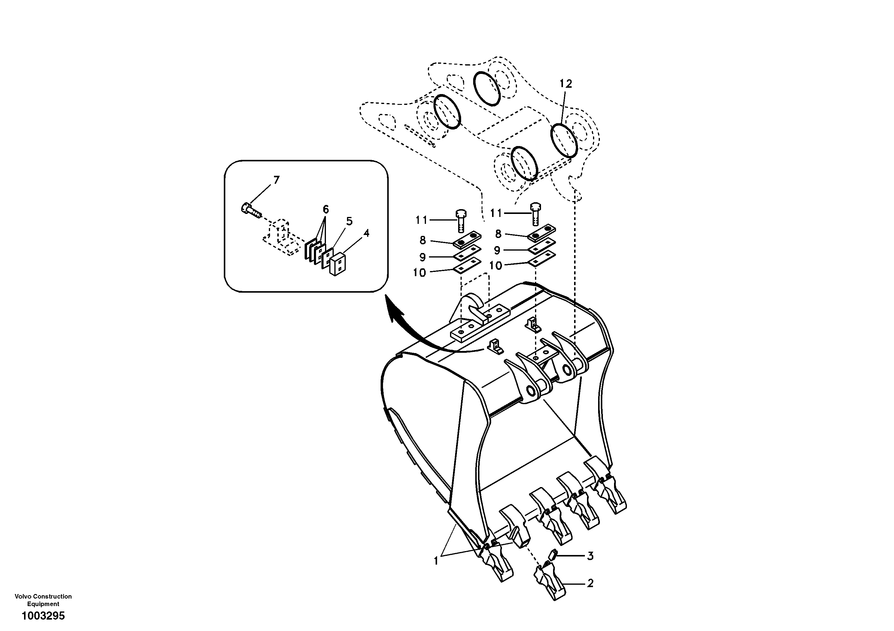 Buckets for Quickfit — volvo parts diagram