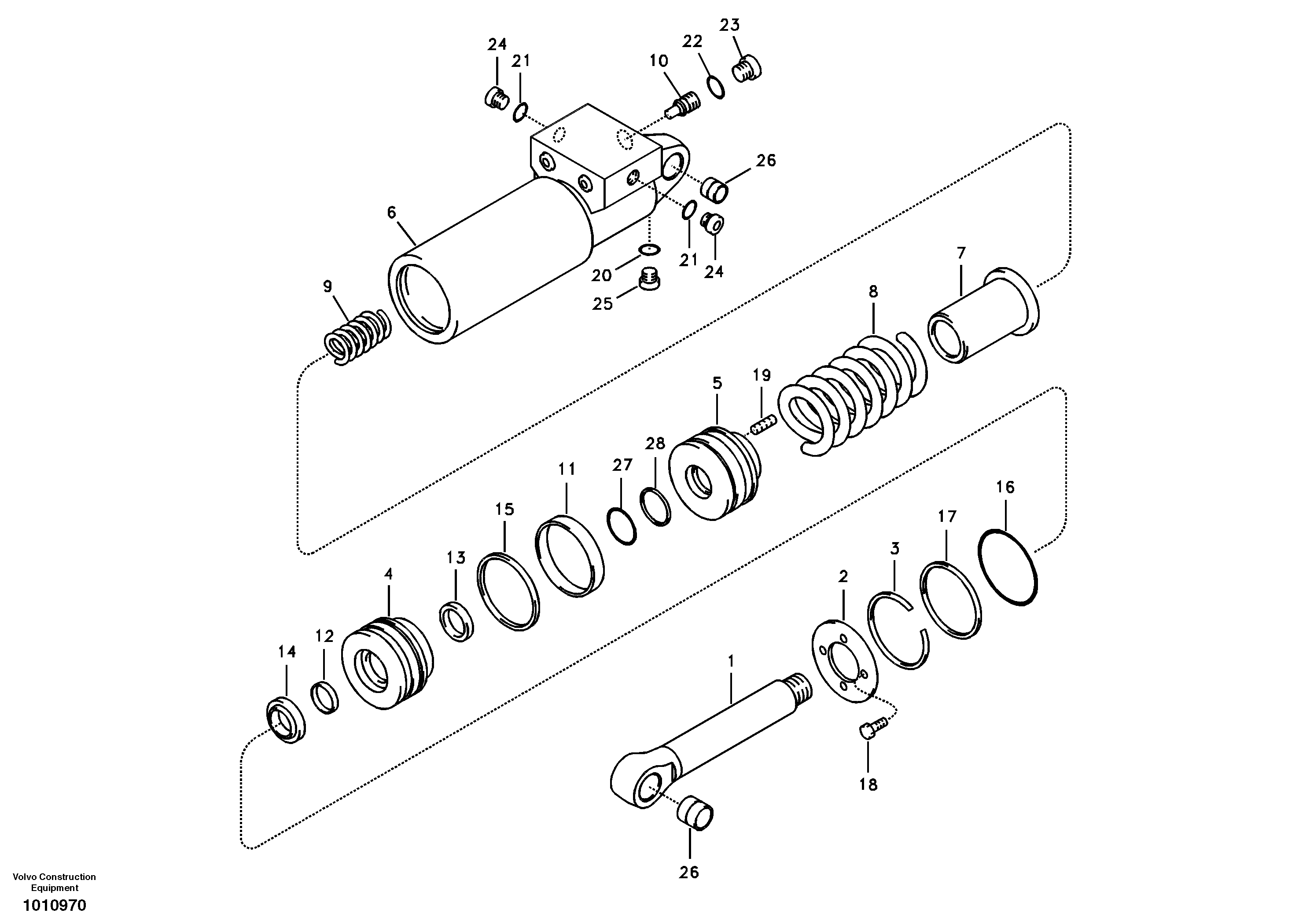 Quick fit cylinder — volvo parts diagram
