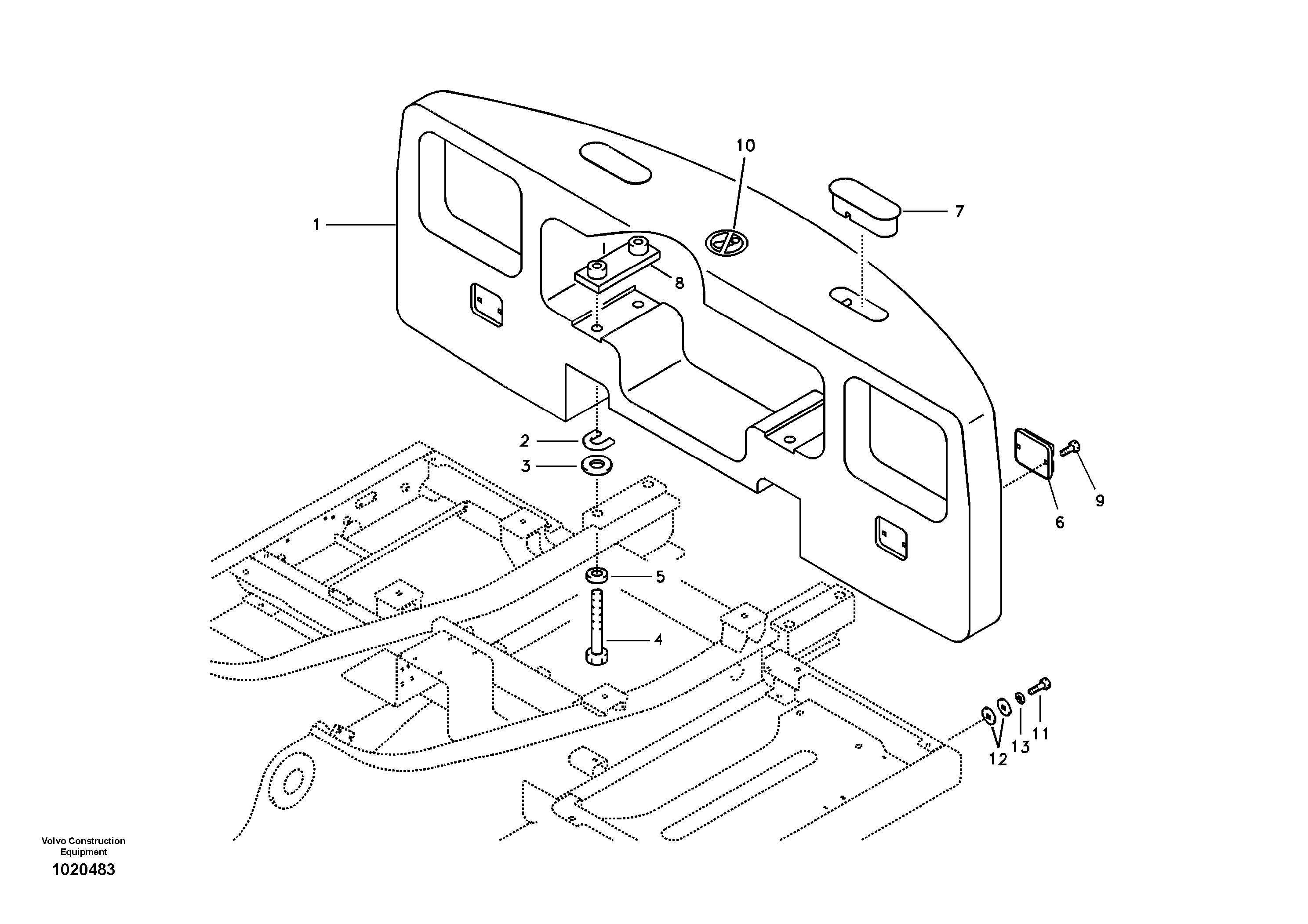 Counterweights — volvo parts diagram