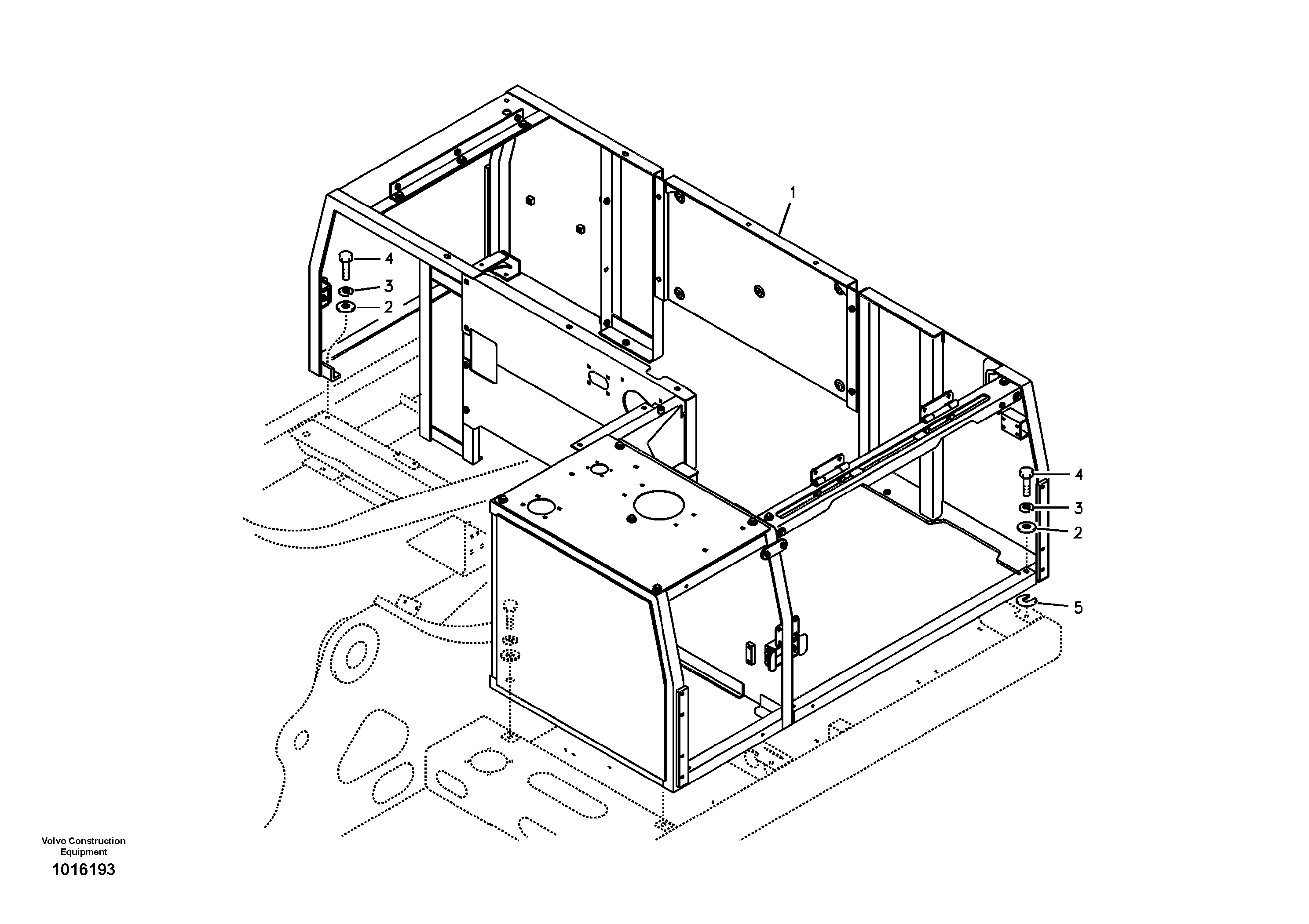 Cowl frame — volvo parts diagram
