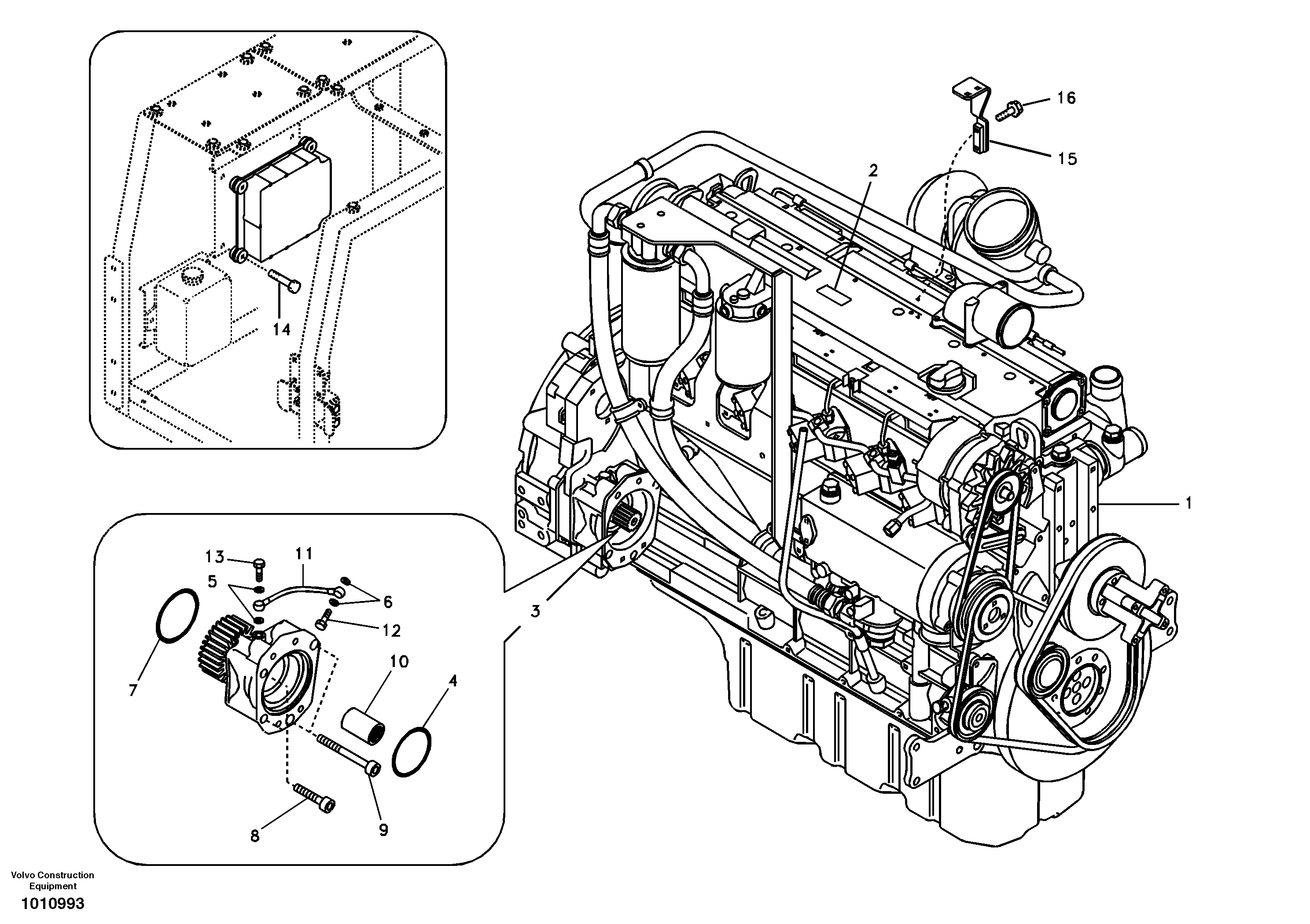 Engine — volvo parts diagram