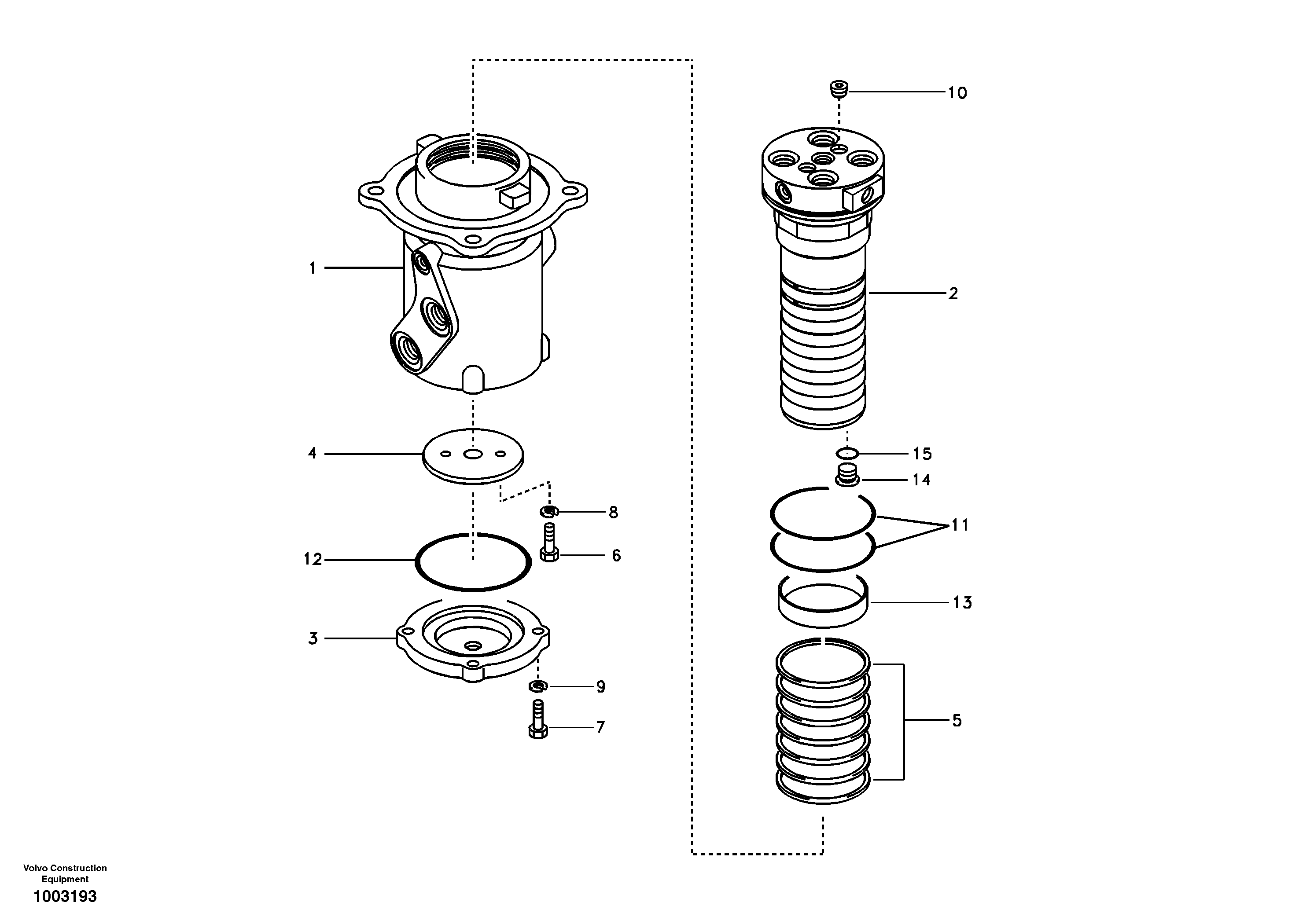 Turning joint — volvo parts diagram