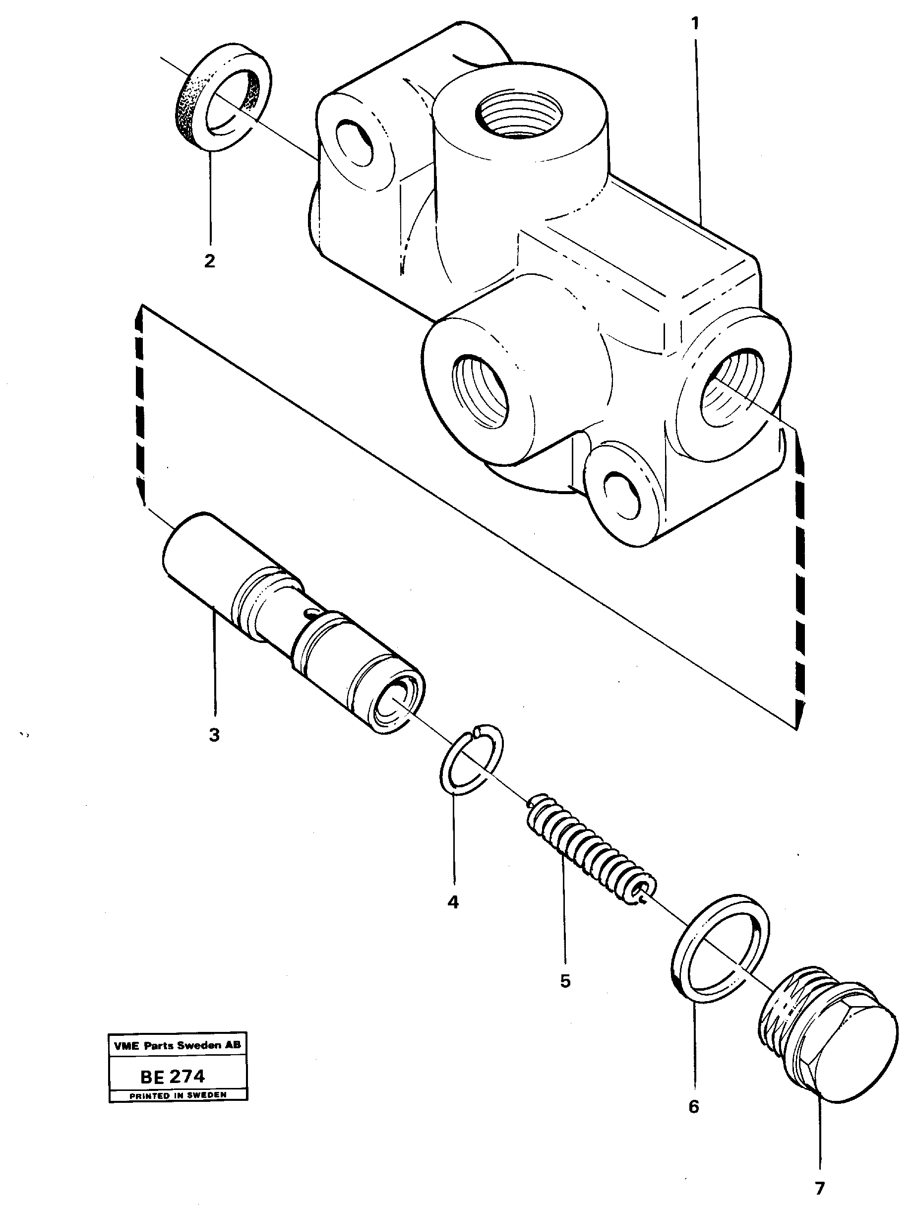 Relay valve — volvo parts diagram