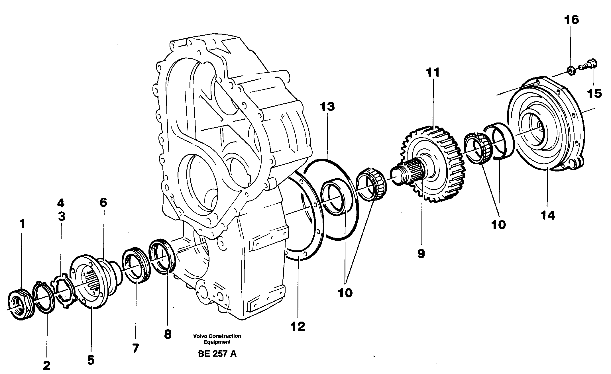 Lower shaft 30844, 30899 — volvo parts diagram