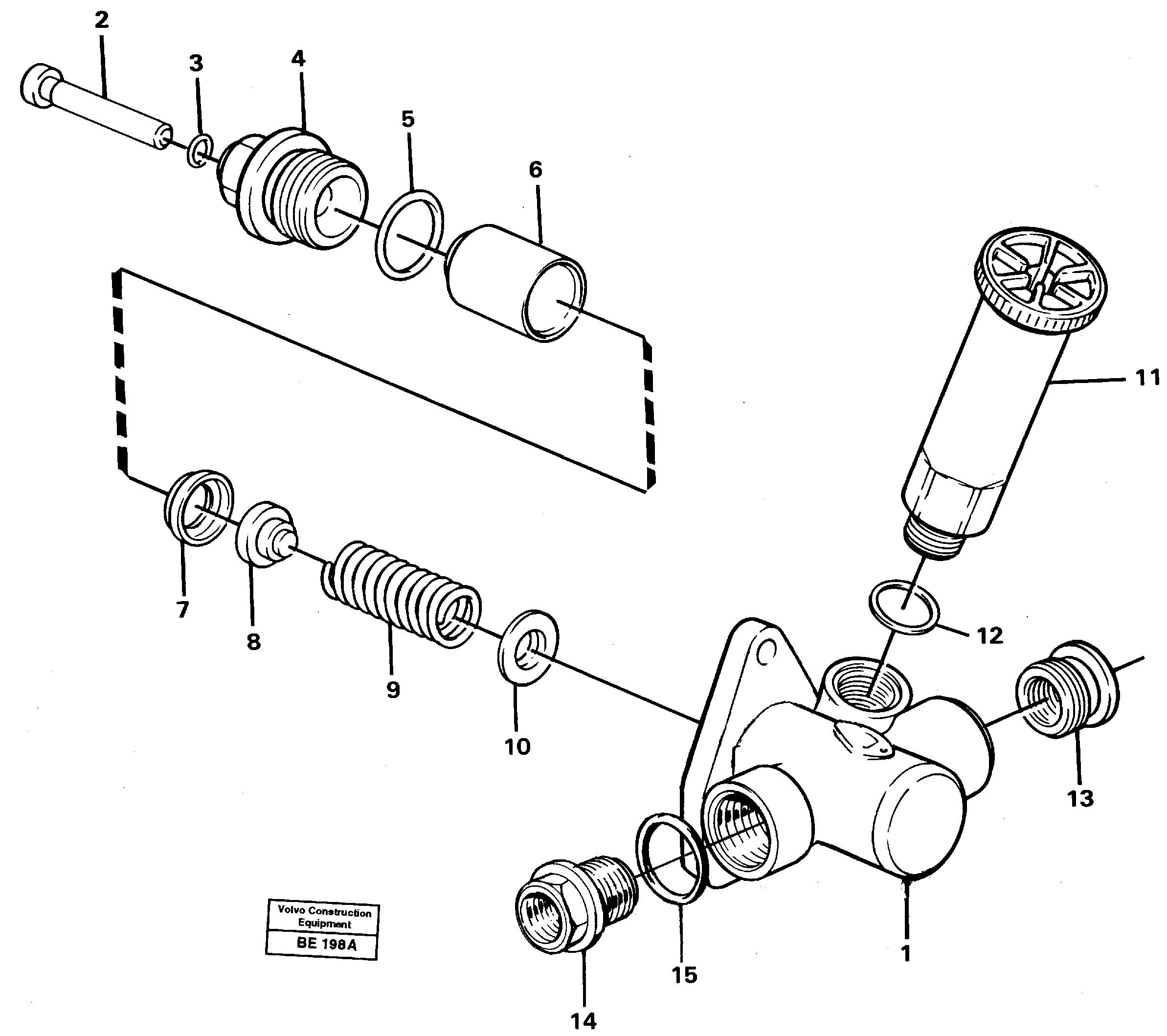 Feed pump  TD 122GA — volvo parts diagram
