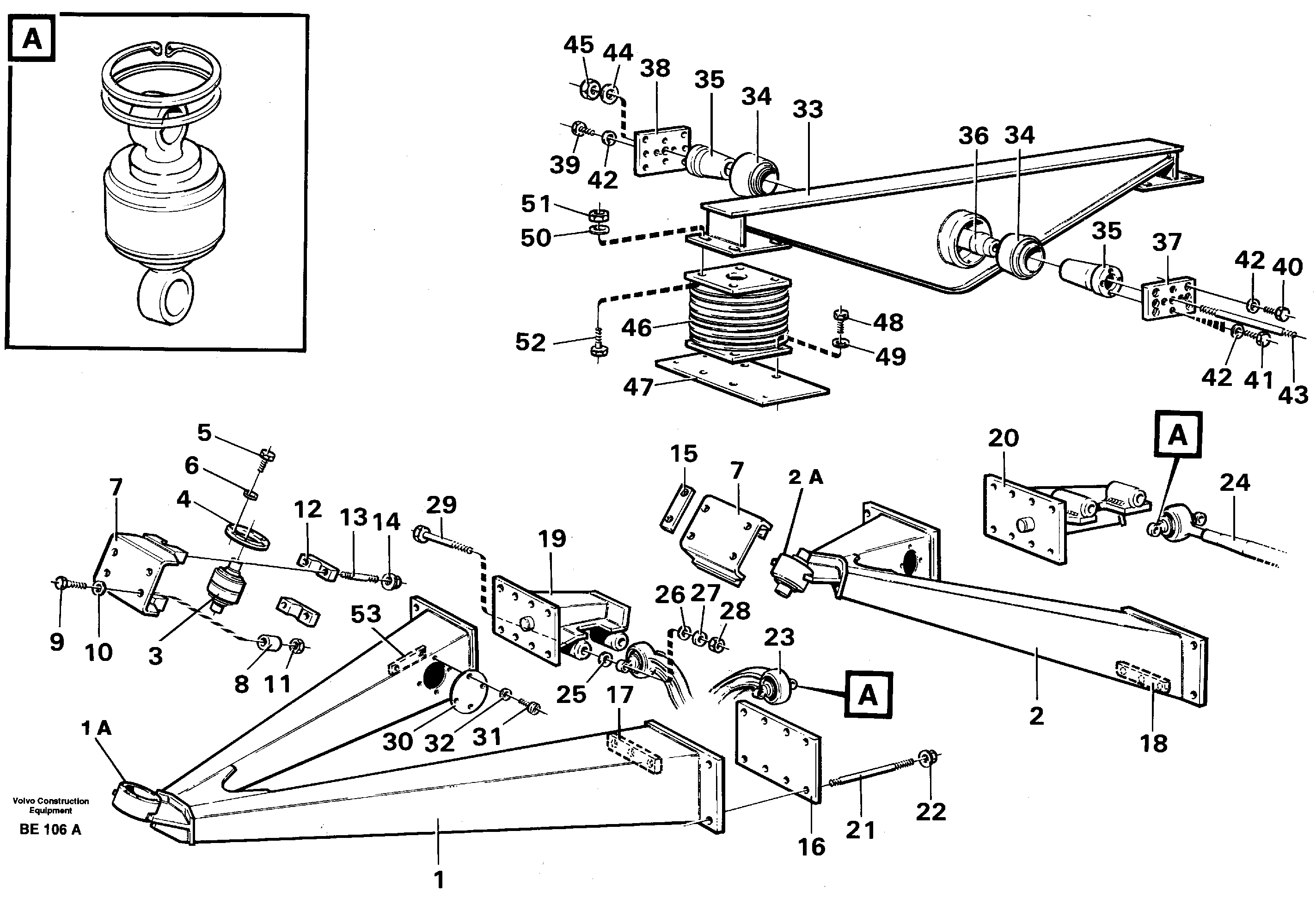 Bogie — volvo parts diagram