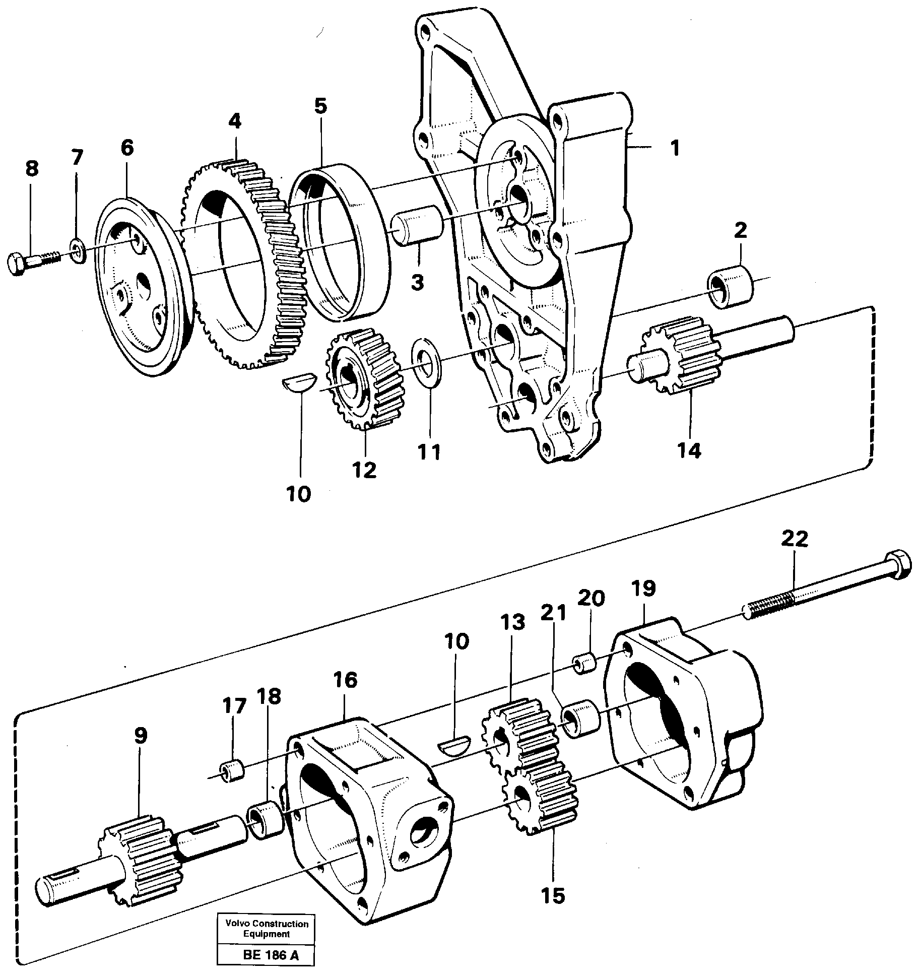 Oil pump — volvo parts diagram