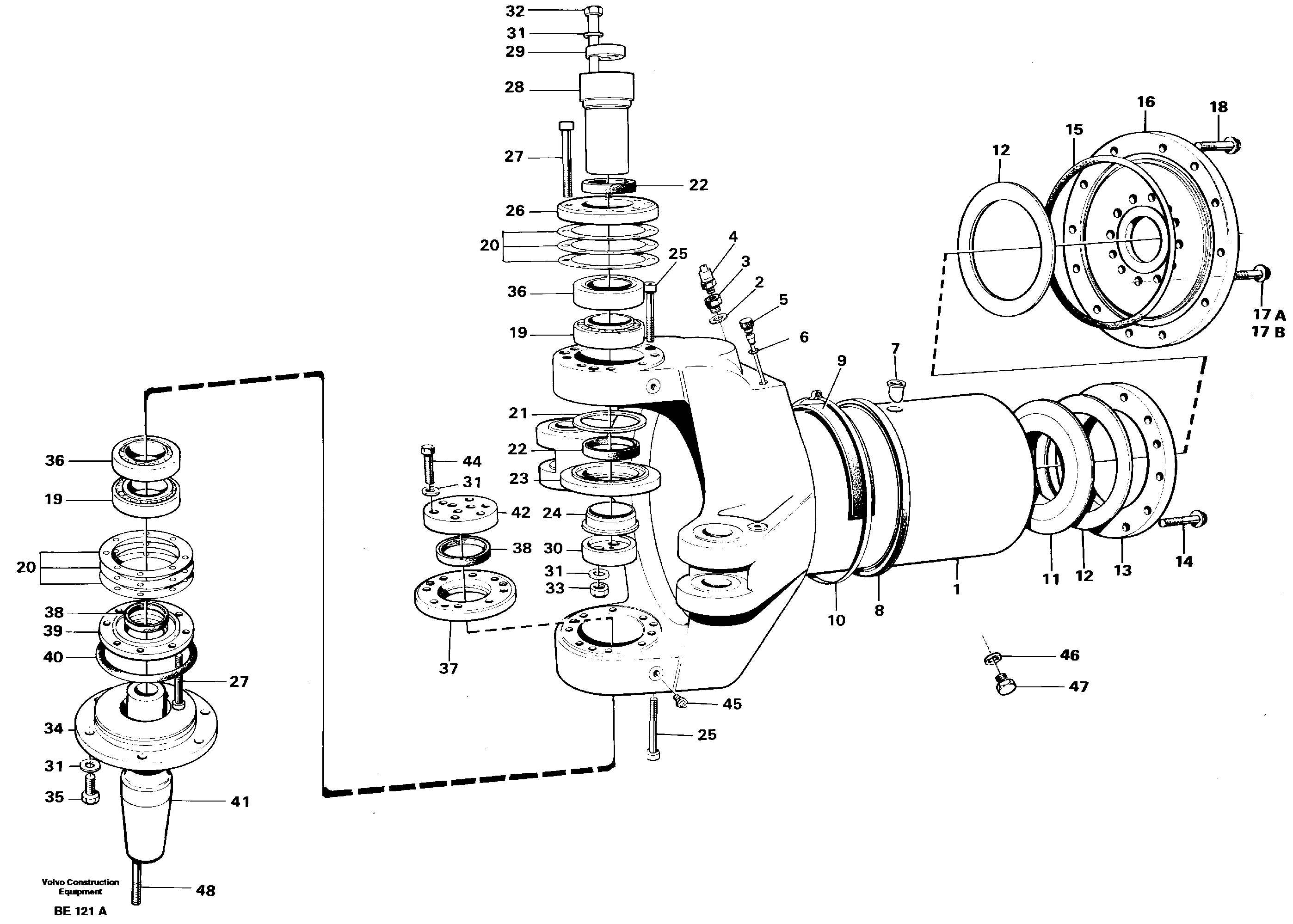 Frame link SER NO - 1441,SER NO - 1446 (USA) — volvo parts diagram