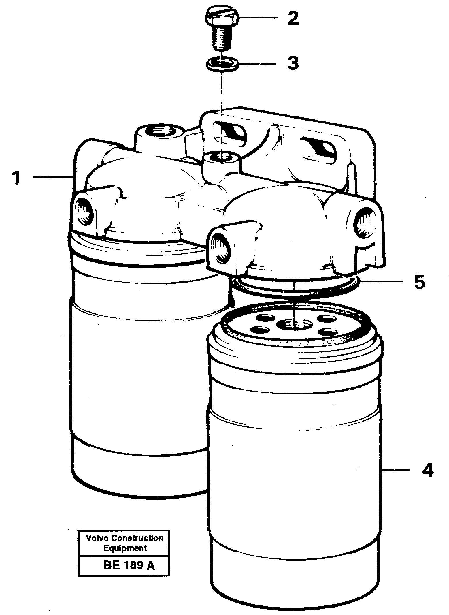 Fuel filter — volvo parts diagram