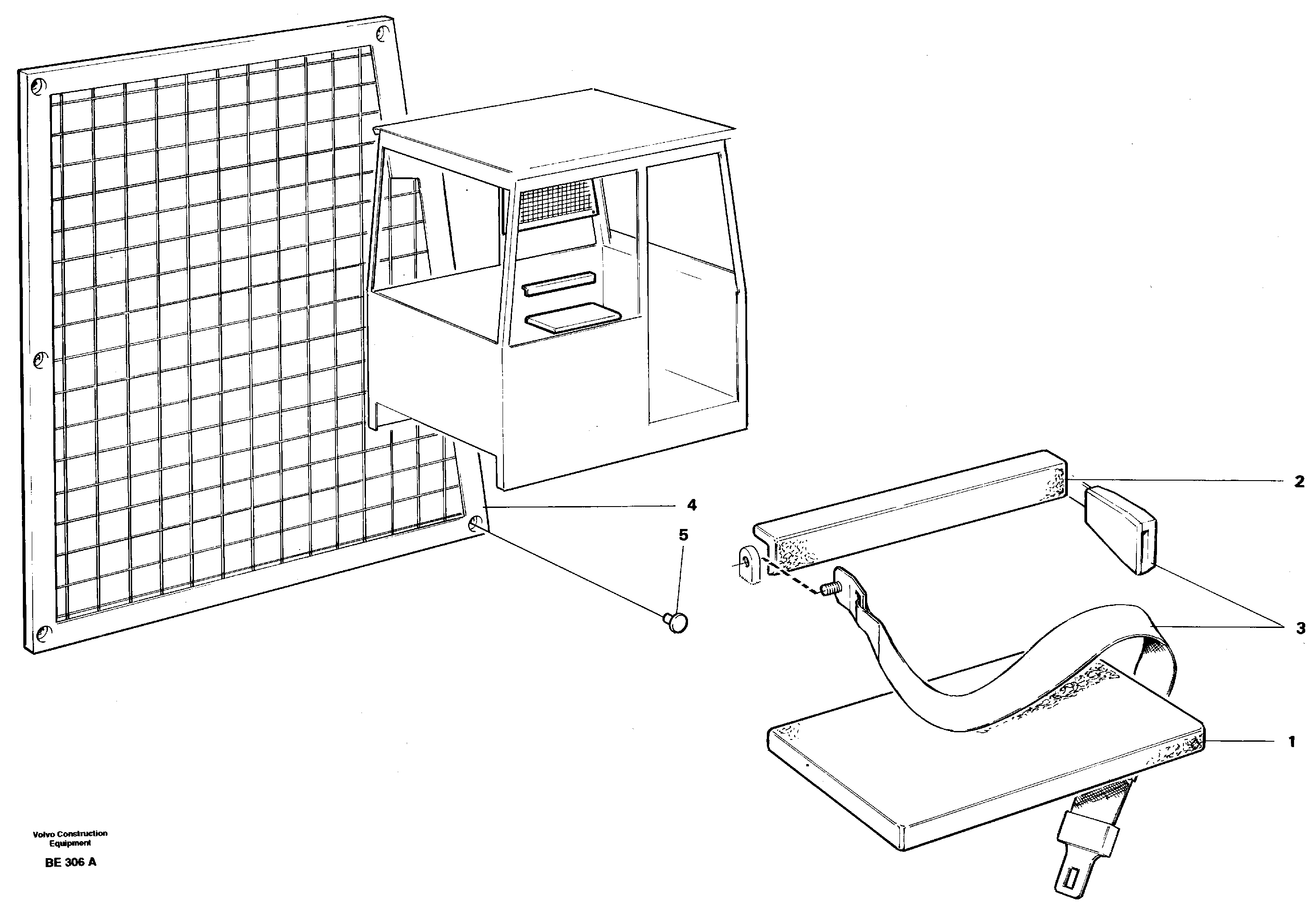 Instructor's seat, USA  91148, 91229 — volvo parts diagram