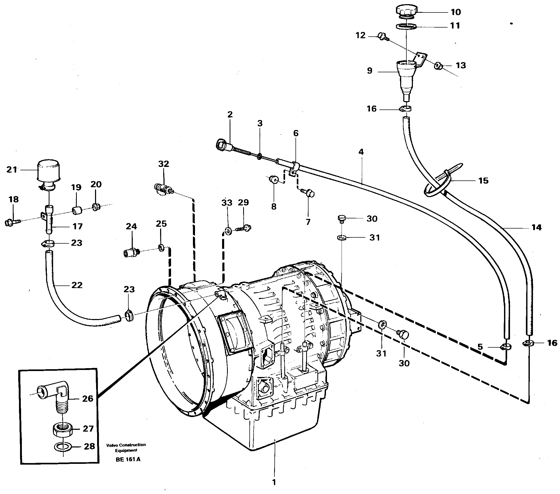 Gear box  PT 1660, PT 1662 — volvo parts diagram