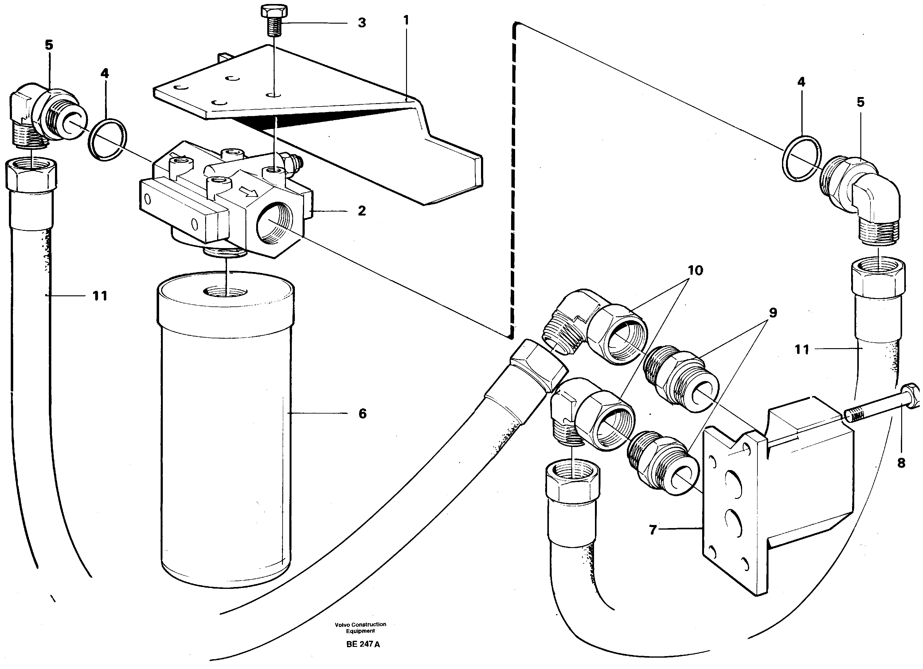 Oil filter  TM - 1198 — volvo parts diagram