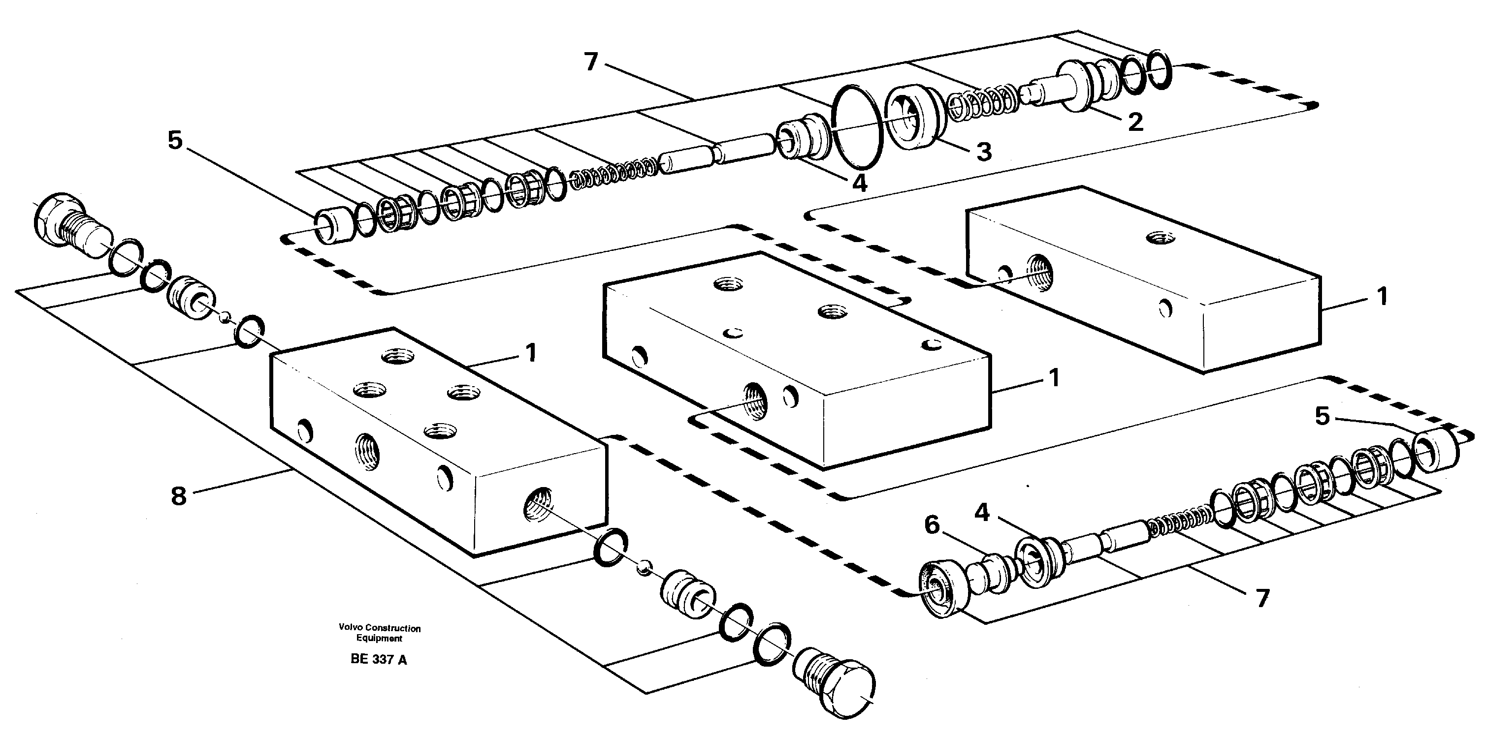 Valves  SER NO - 1539, SER NO - 1548 (USA) — volvo parts diagram