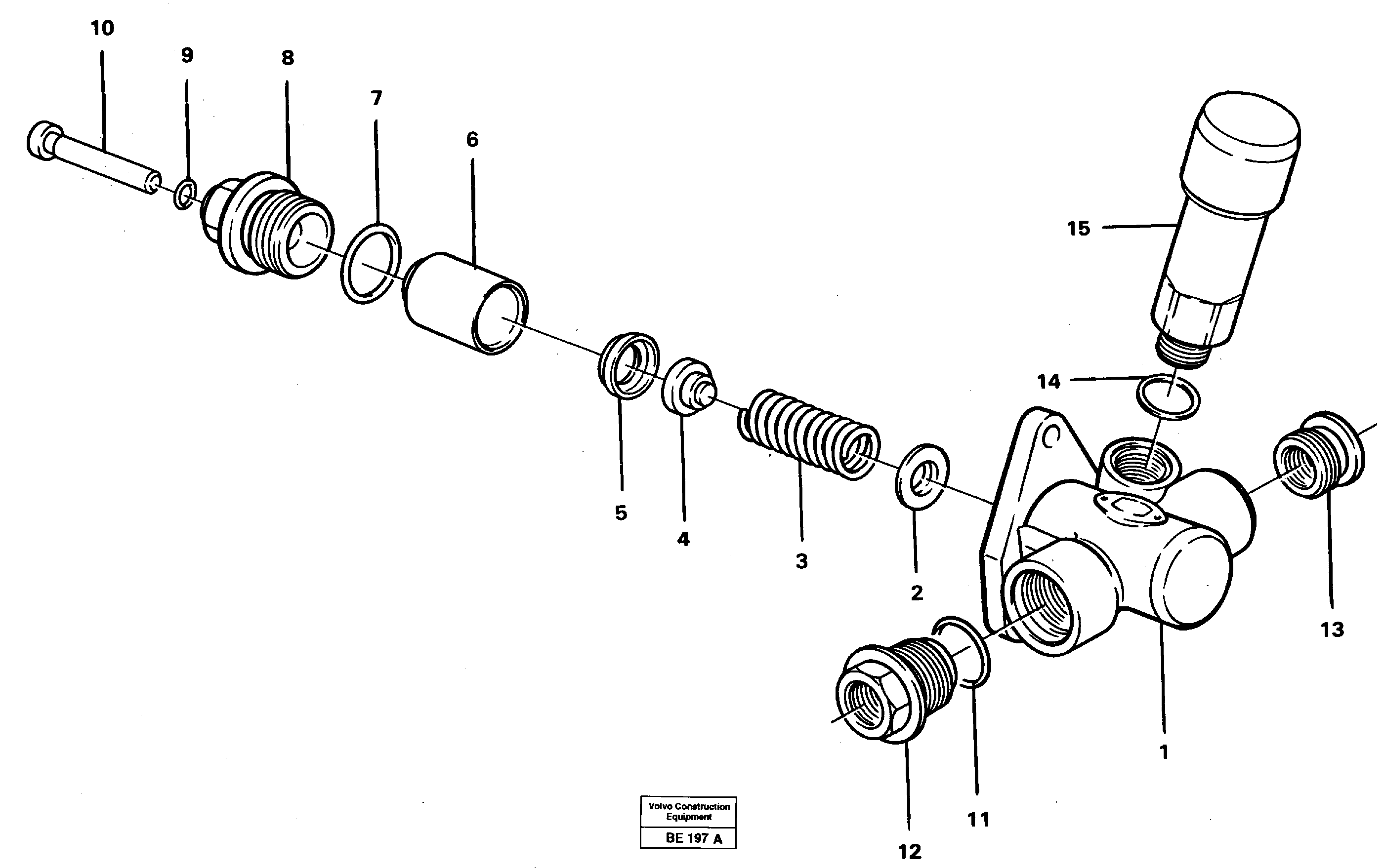 Feed pump  TD 121G — volvo parts diagram