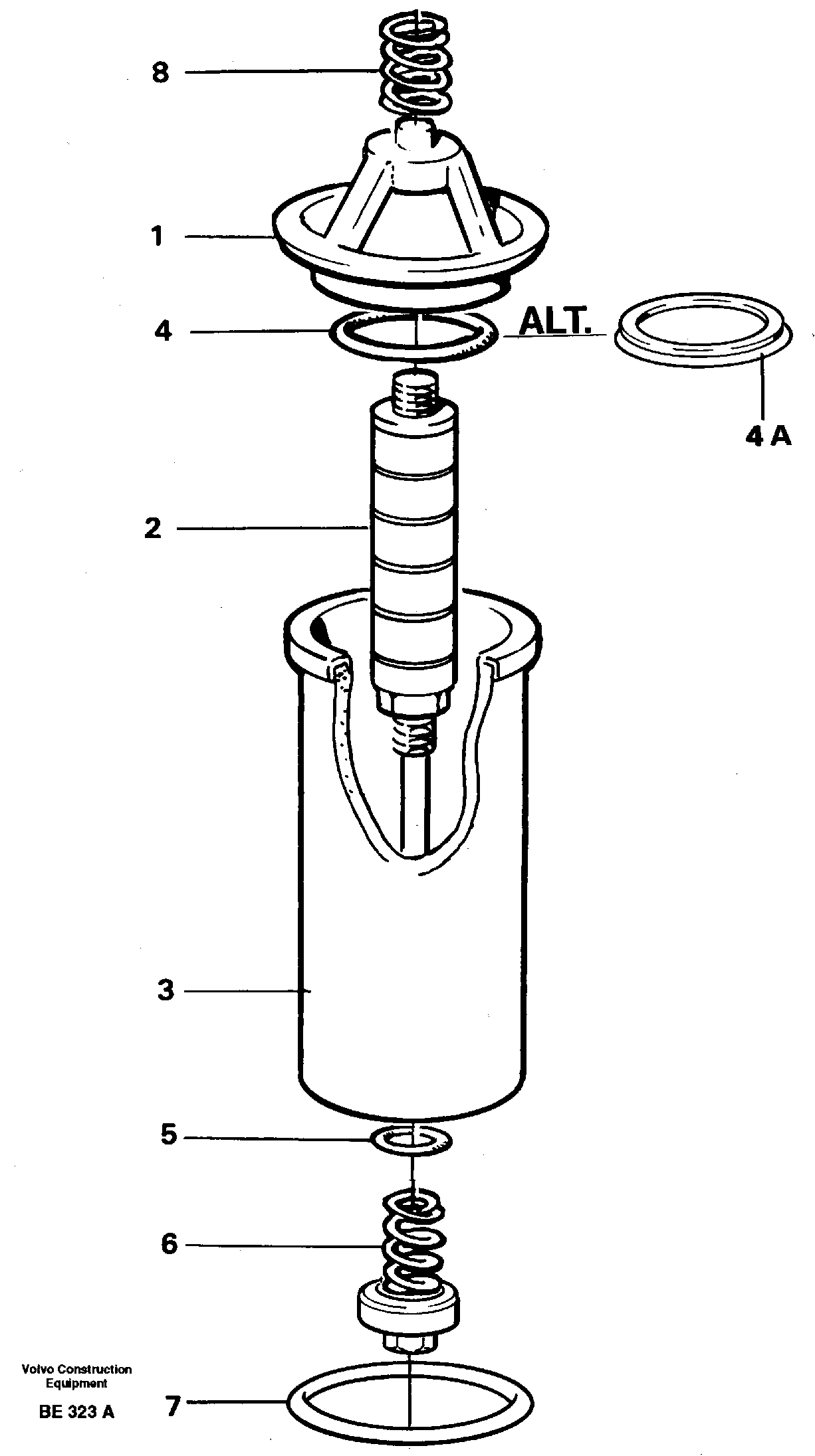 Filter — volvo parts diagram