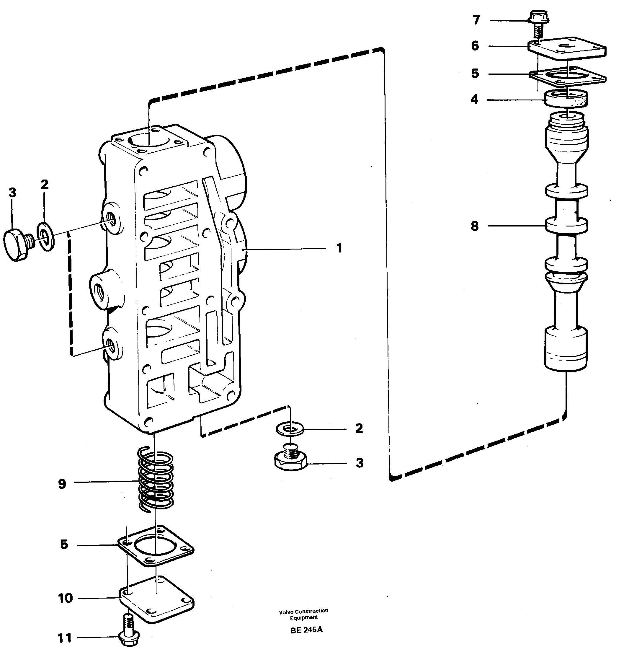 Retarder valve  TM - 1008, PT 1660, 1650011 — volvo parts diagram