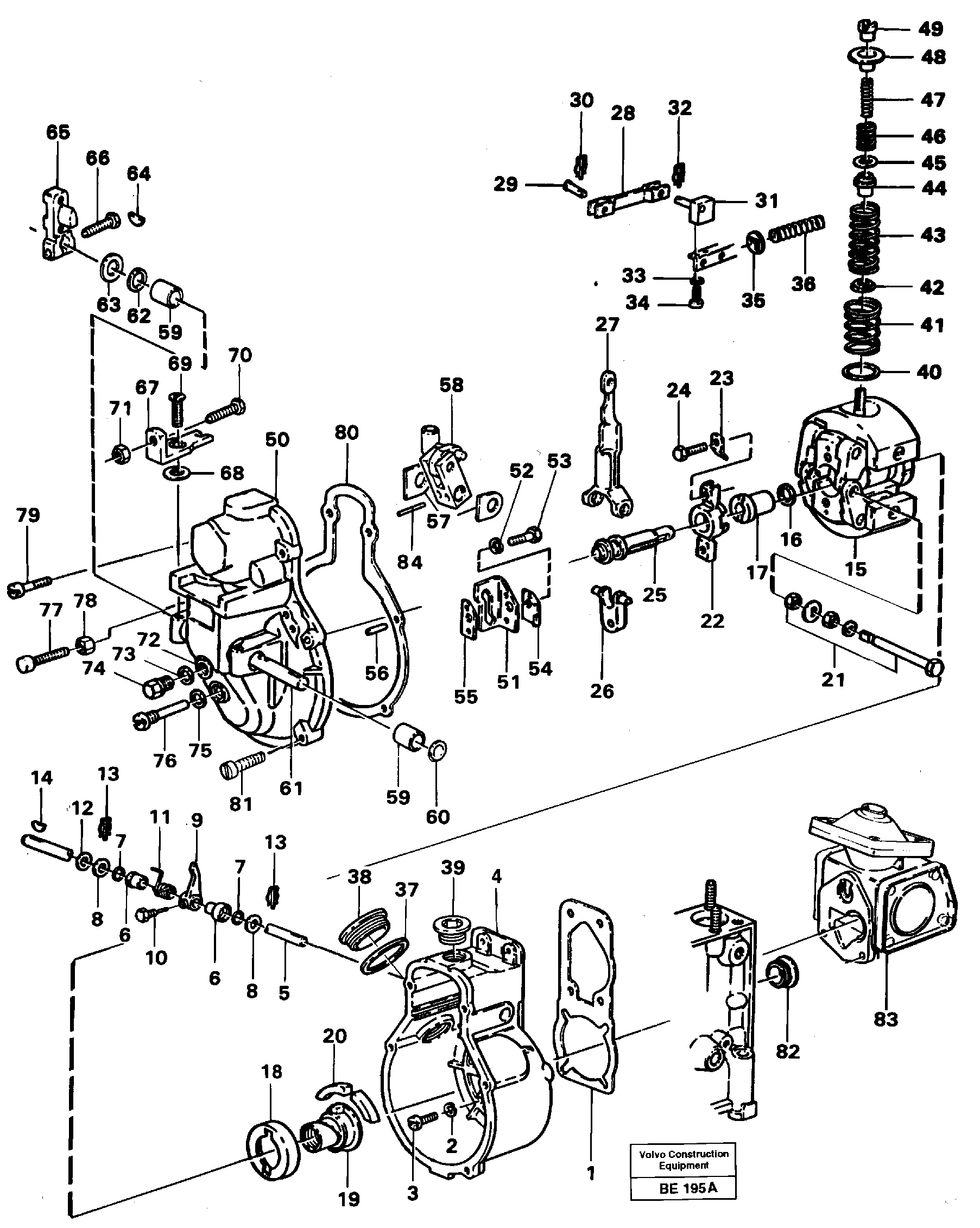 Centrifugal governor — volvo parts diagram