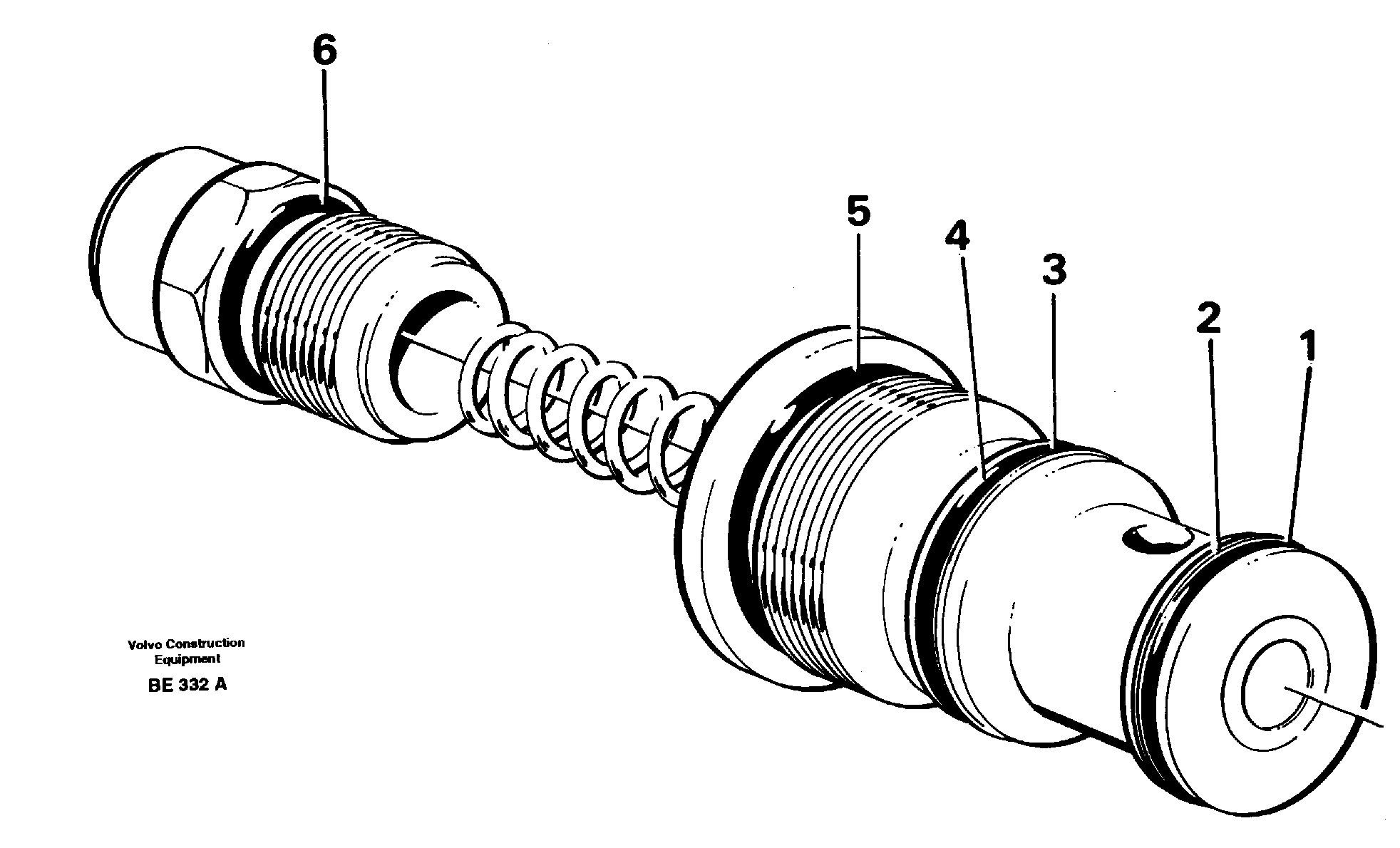 Check valve  SER NO - 1194 — volvo parts diagram