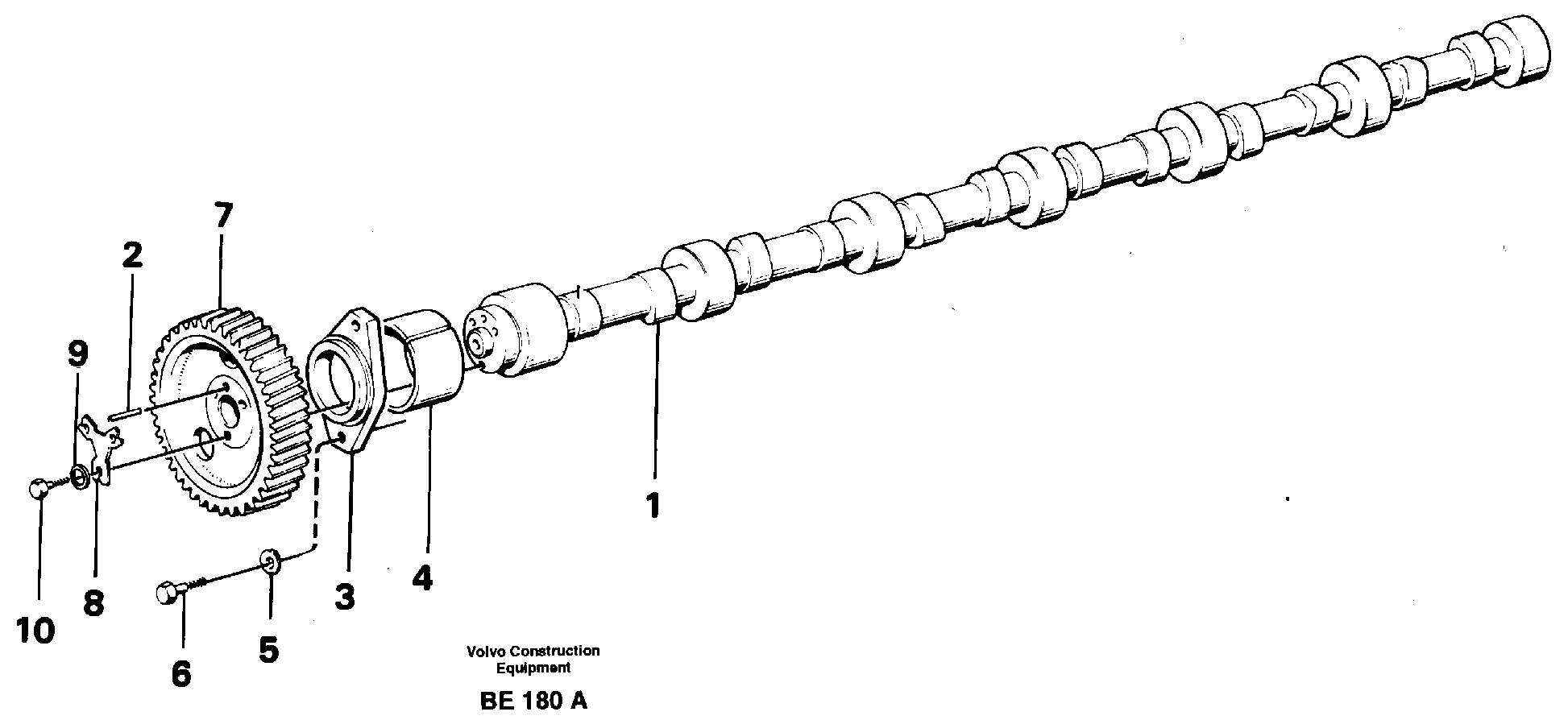 Camshaft — volvo parts diagram