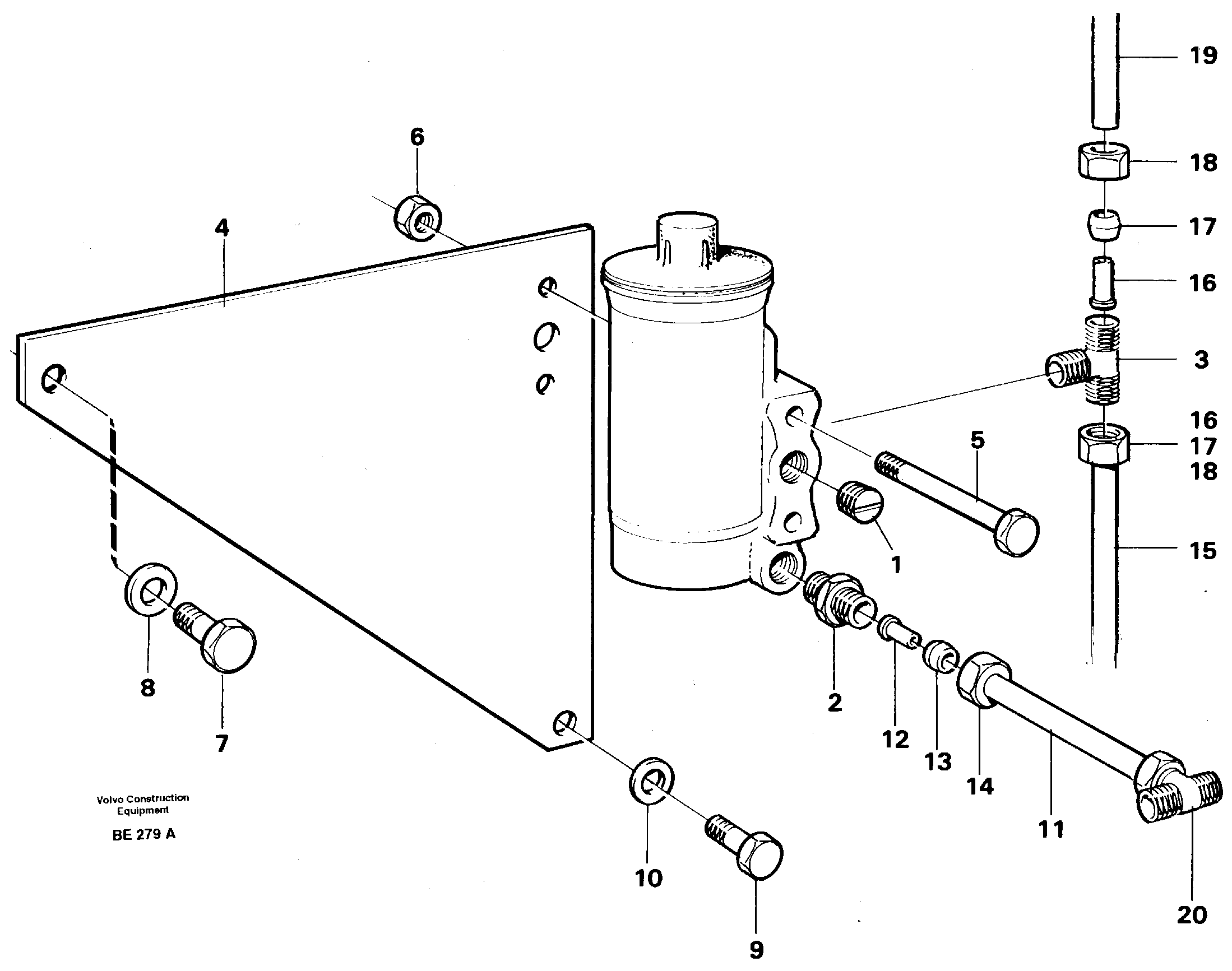 Regulator with fitting parts — volvo parts diagram
