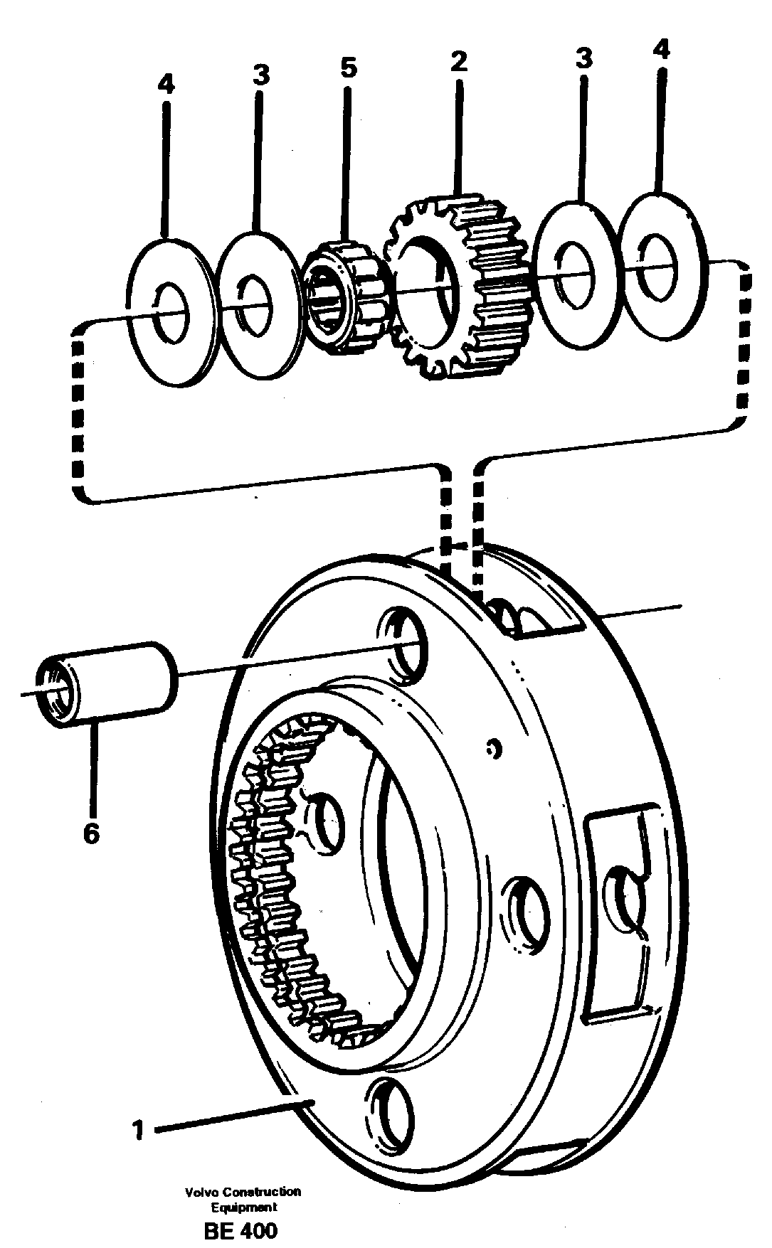 Planet kit, stage 1 — volvo parts diagram