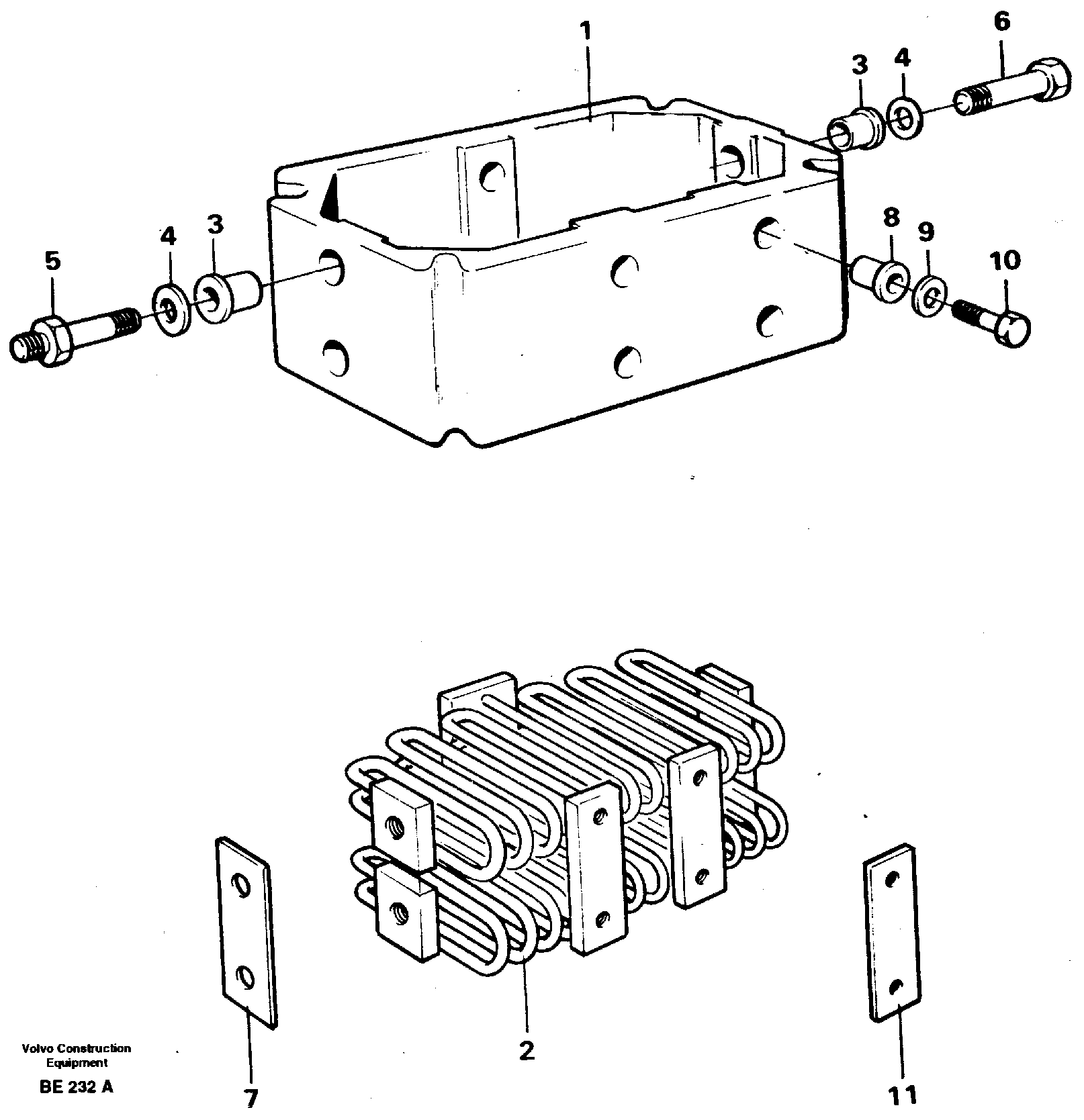 Pre-heater — volvo parts diagram