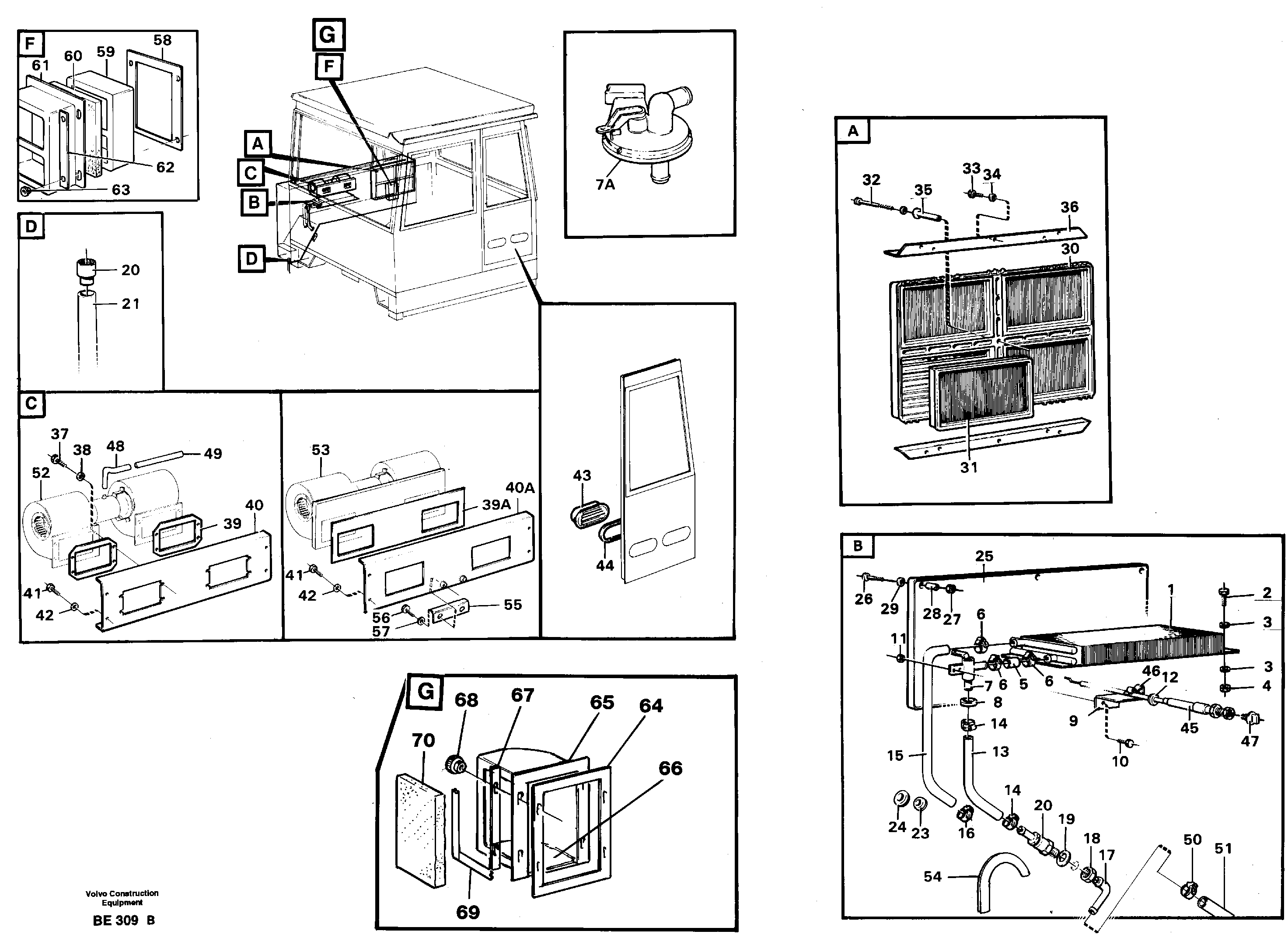 Cab ventilation — volvo parts diagram