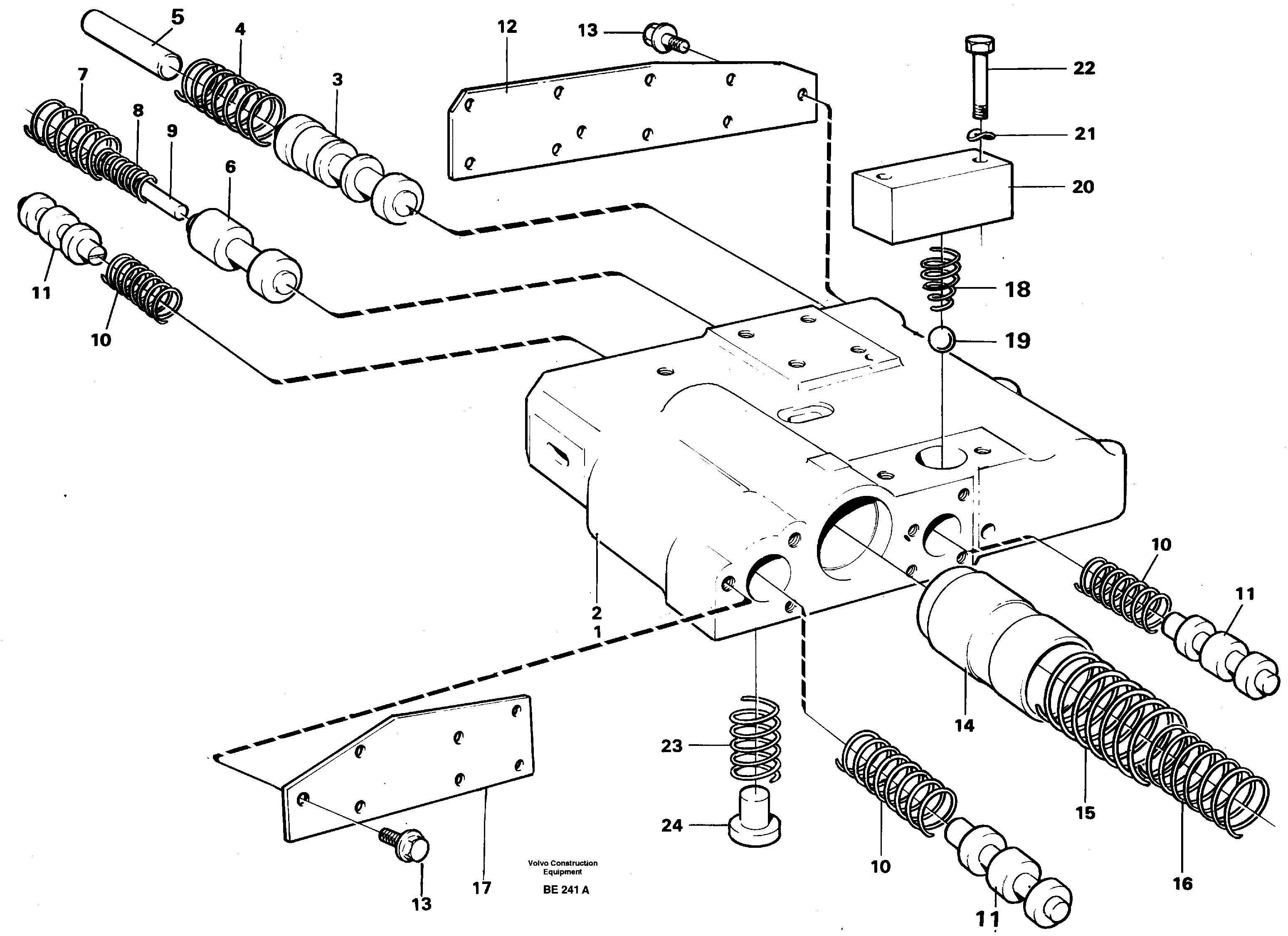 Main pressure valve — volvo parts diagram