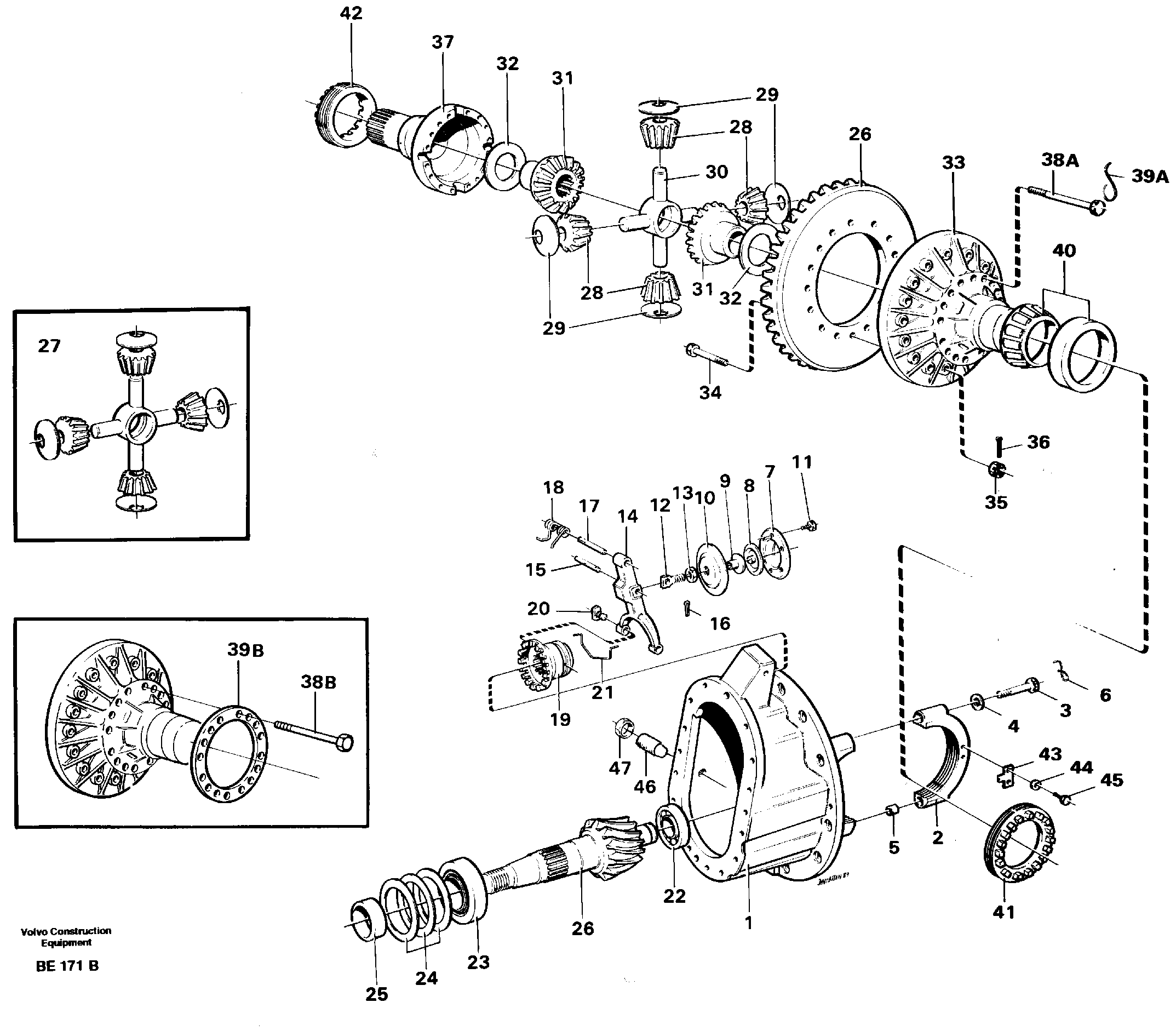 Final gear  Ah63g — volvo parts diagram