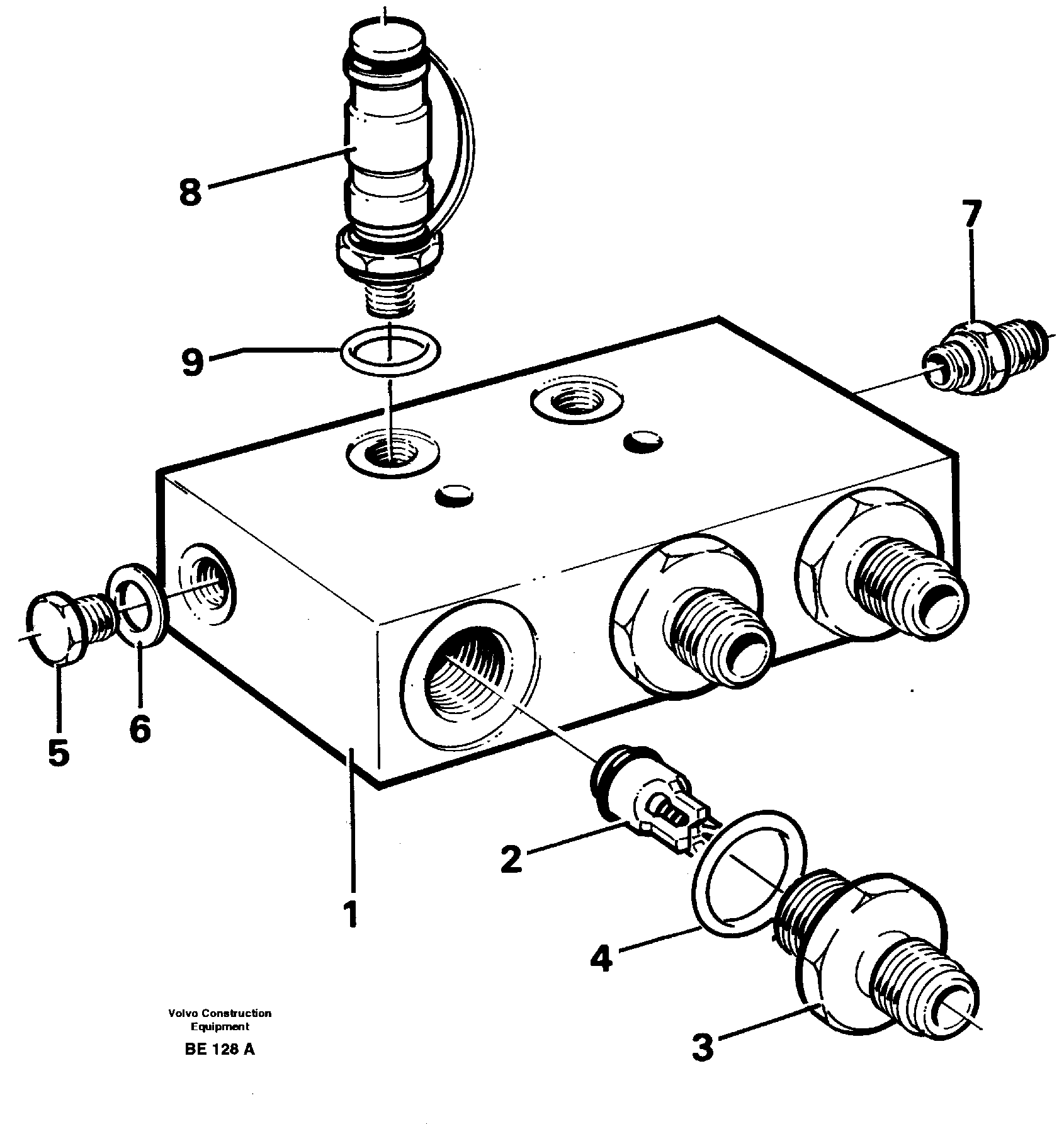 Valves  SER NO - 1539, SER NO - 1548  USA — volvo parts diagram