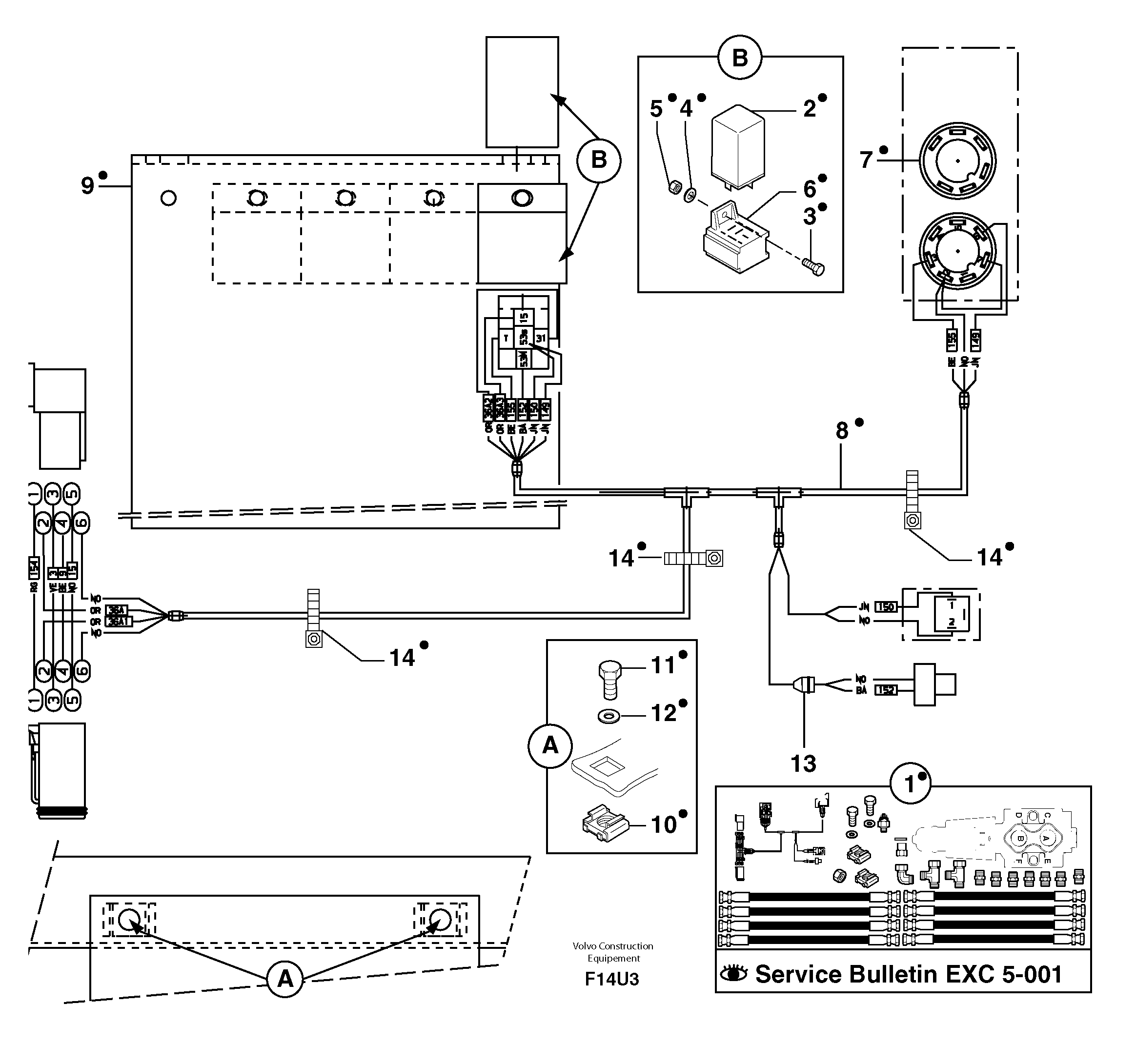 Electrical system / for brake — volvo parts diagram