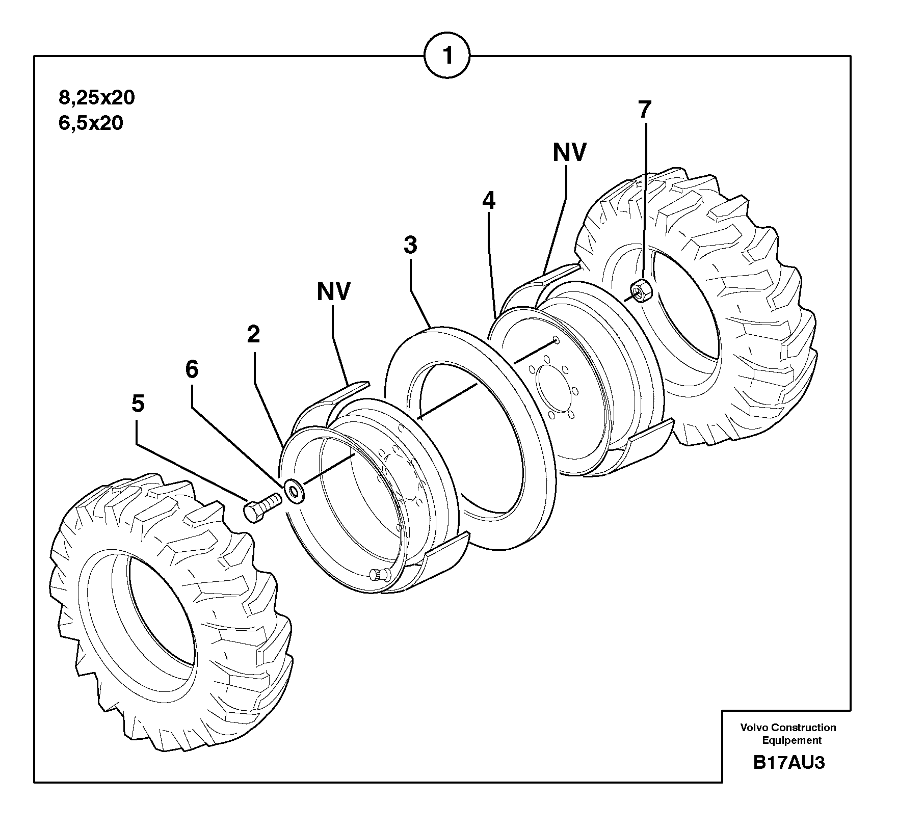 Wheels — volvo parts diagram