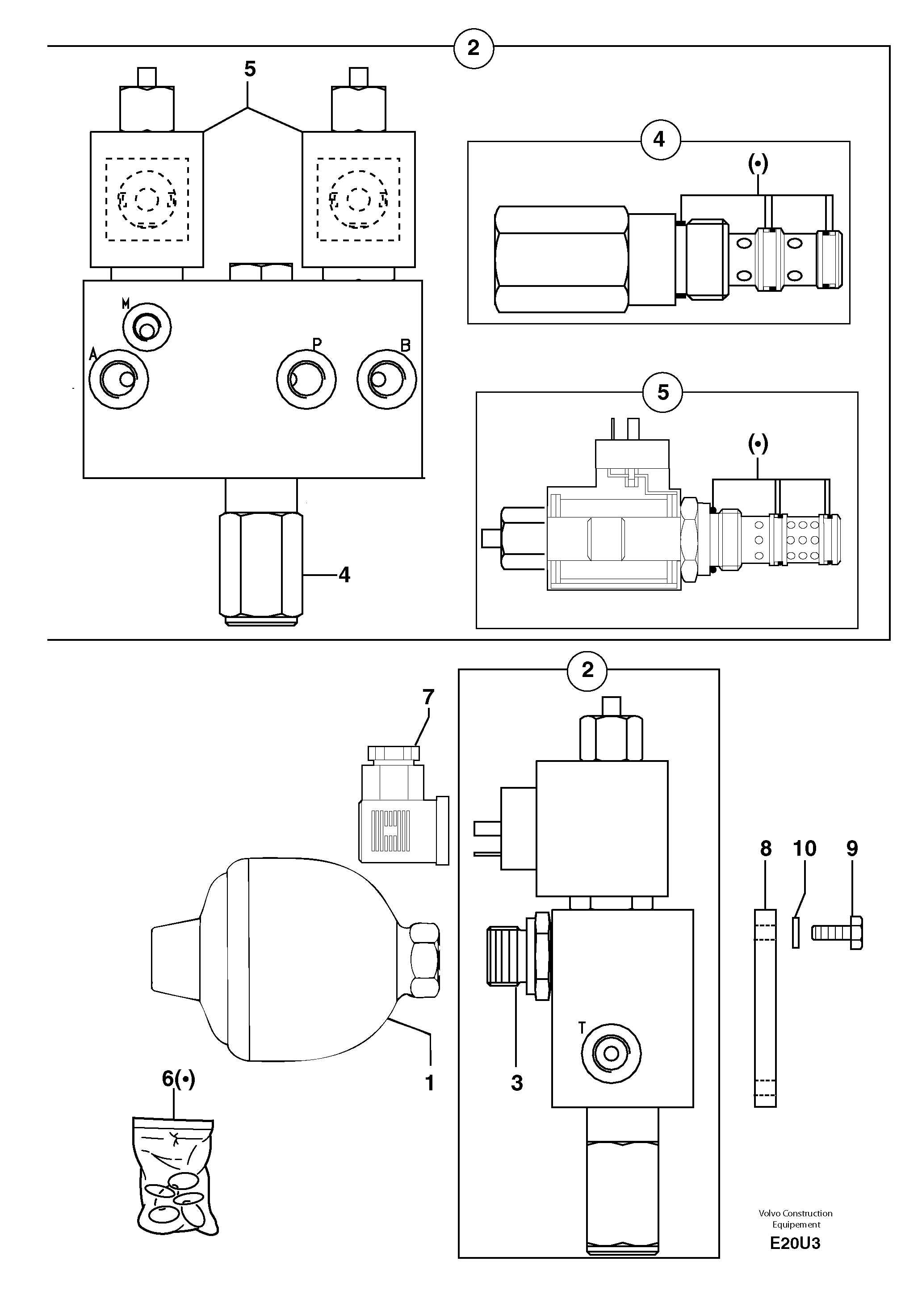 Accumulator / electrovalve — volvo parts diagram