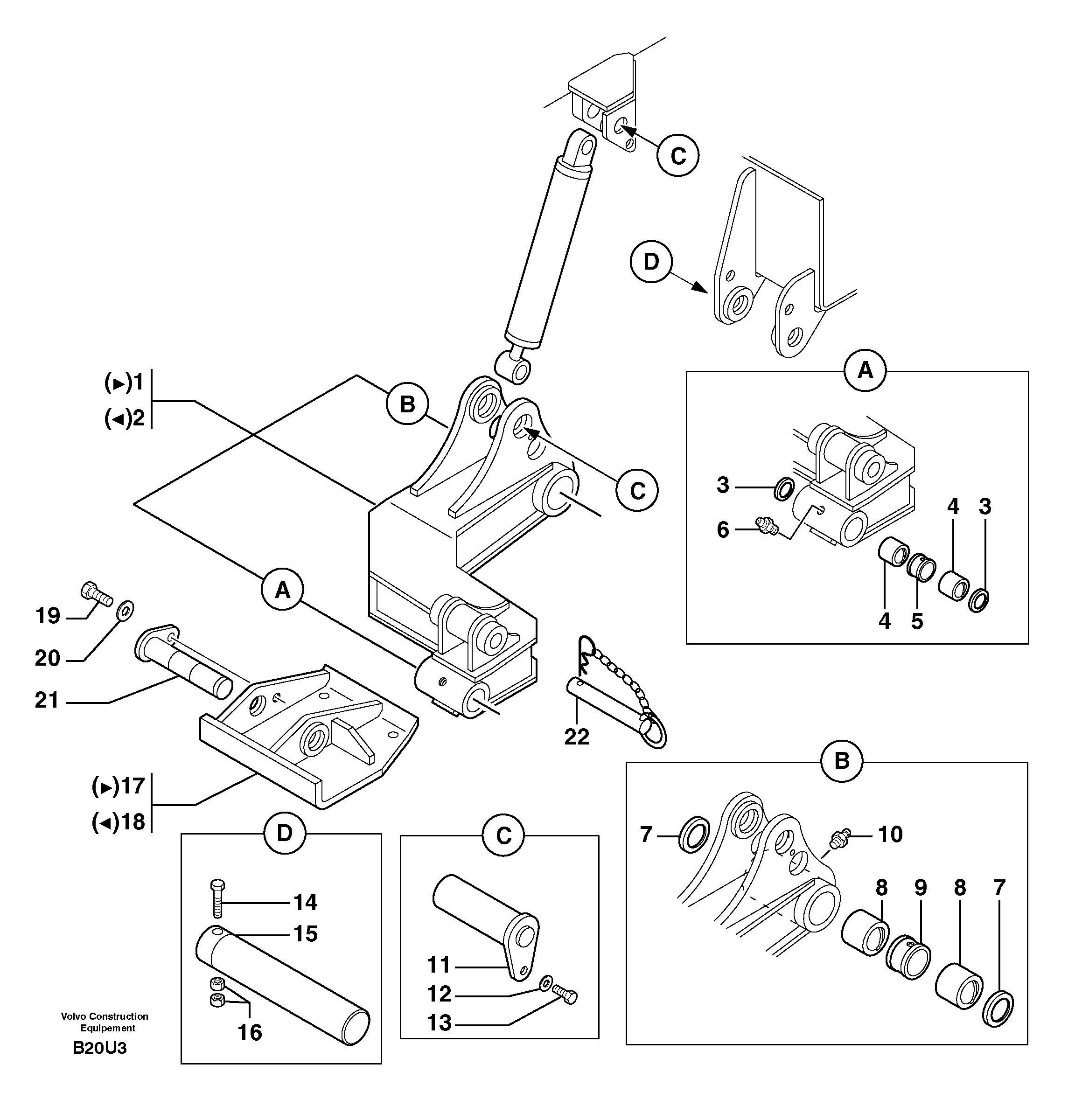 Stabiliser — volvo parts diagram