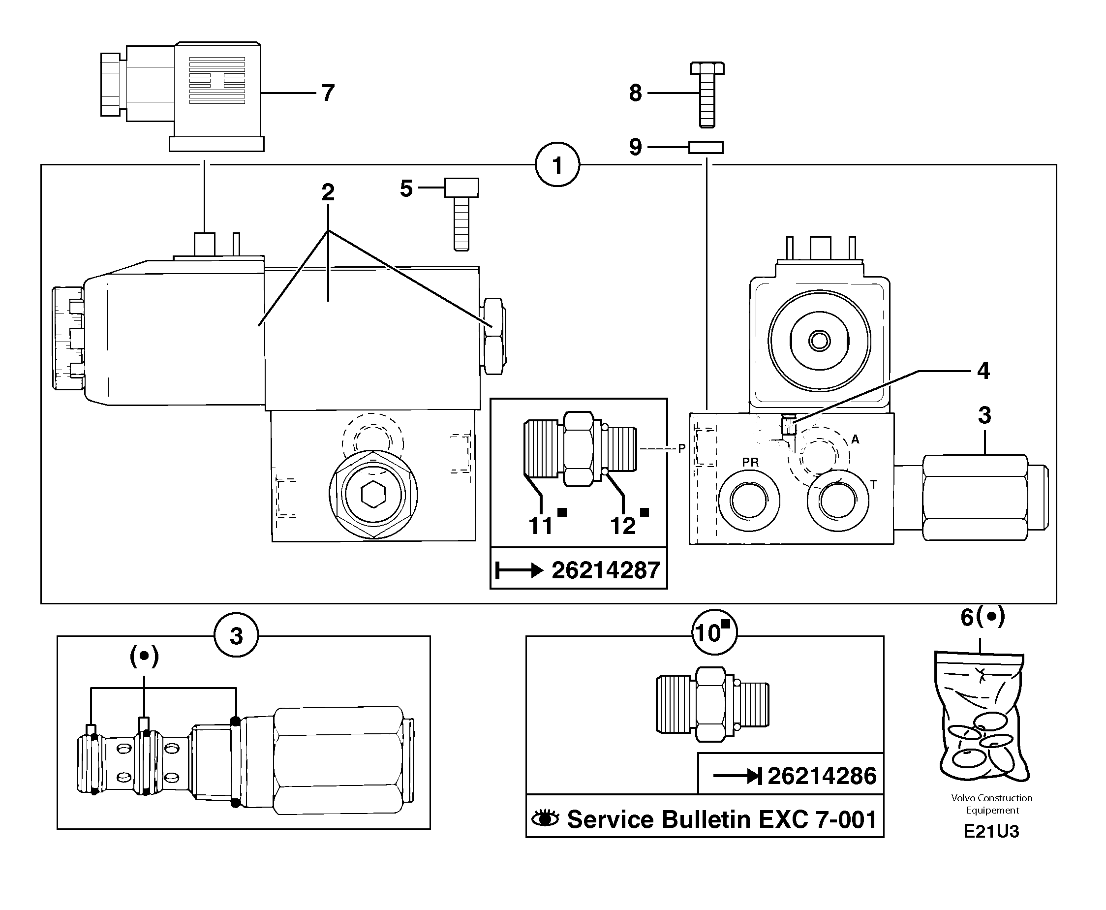 Electrovalve : oscillation lock — volvo parts diagram