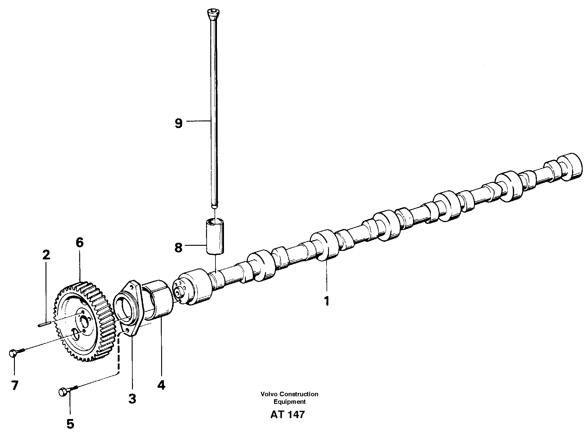 Camshaft — volvo parts diagram