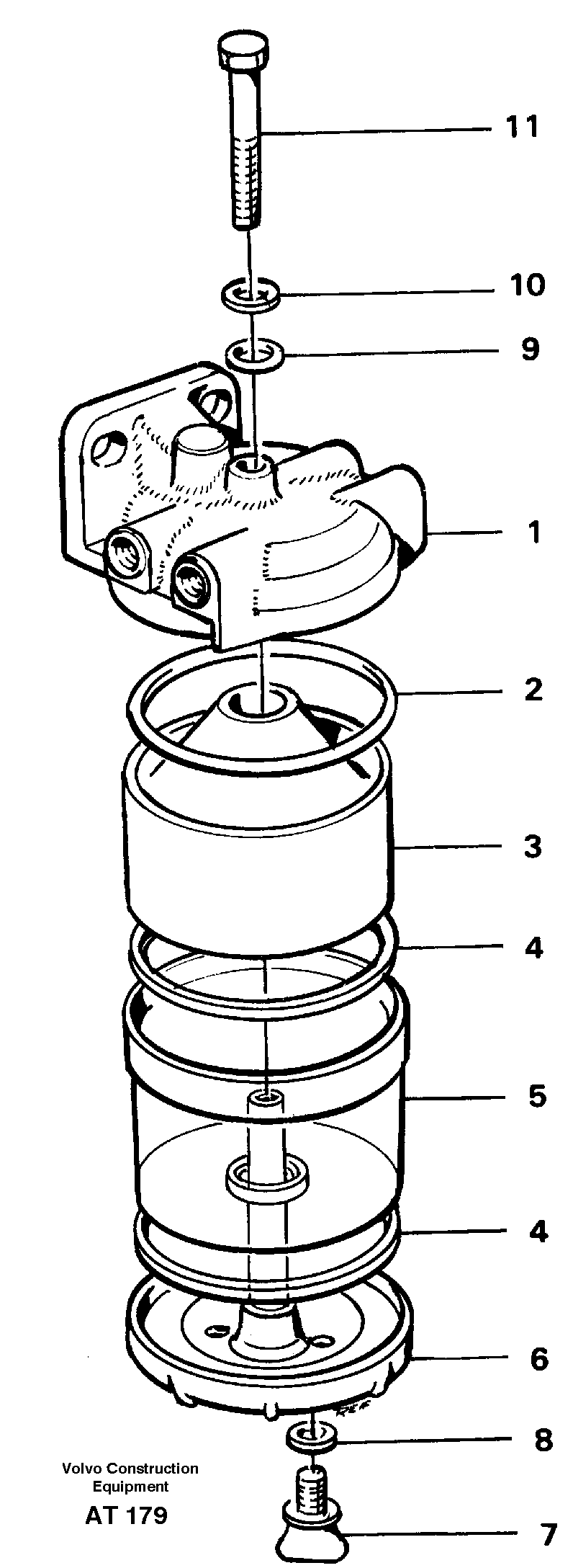 Slurry separator — volvo parts diagram