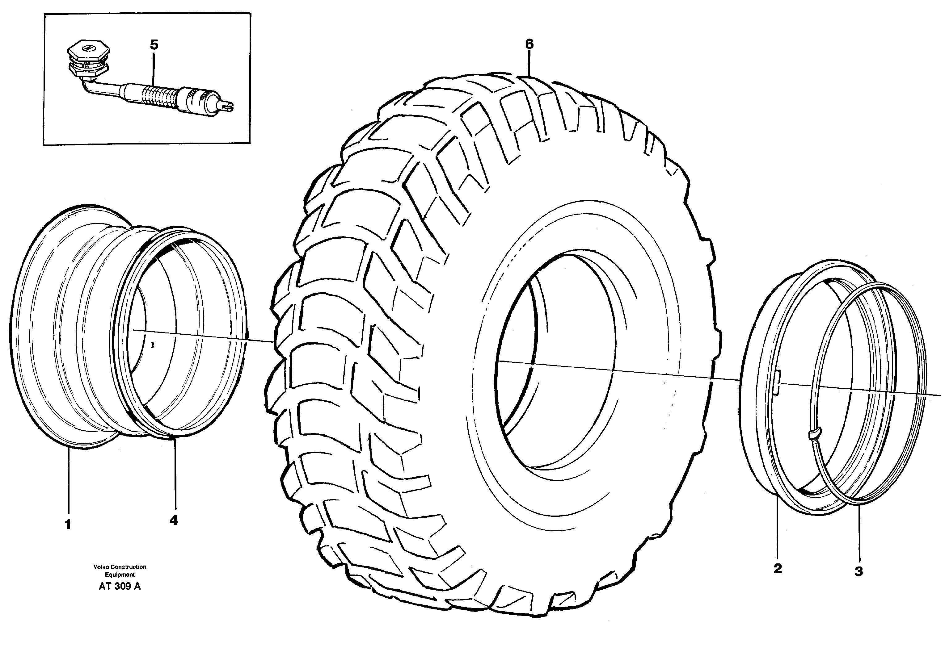 Wheel 92489 — volvo parts diagram