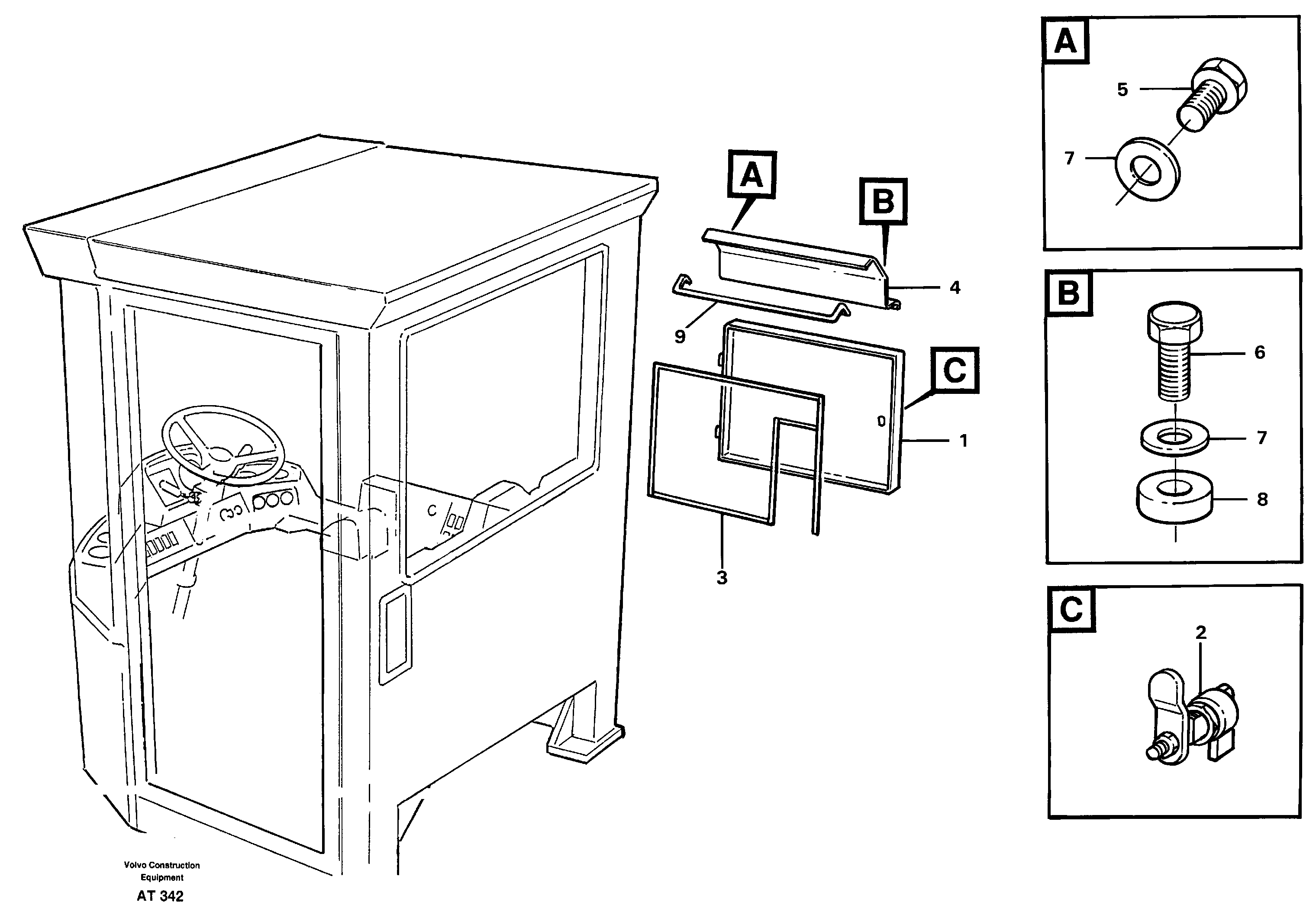 Hatch 33260 — volvo parts diagram