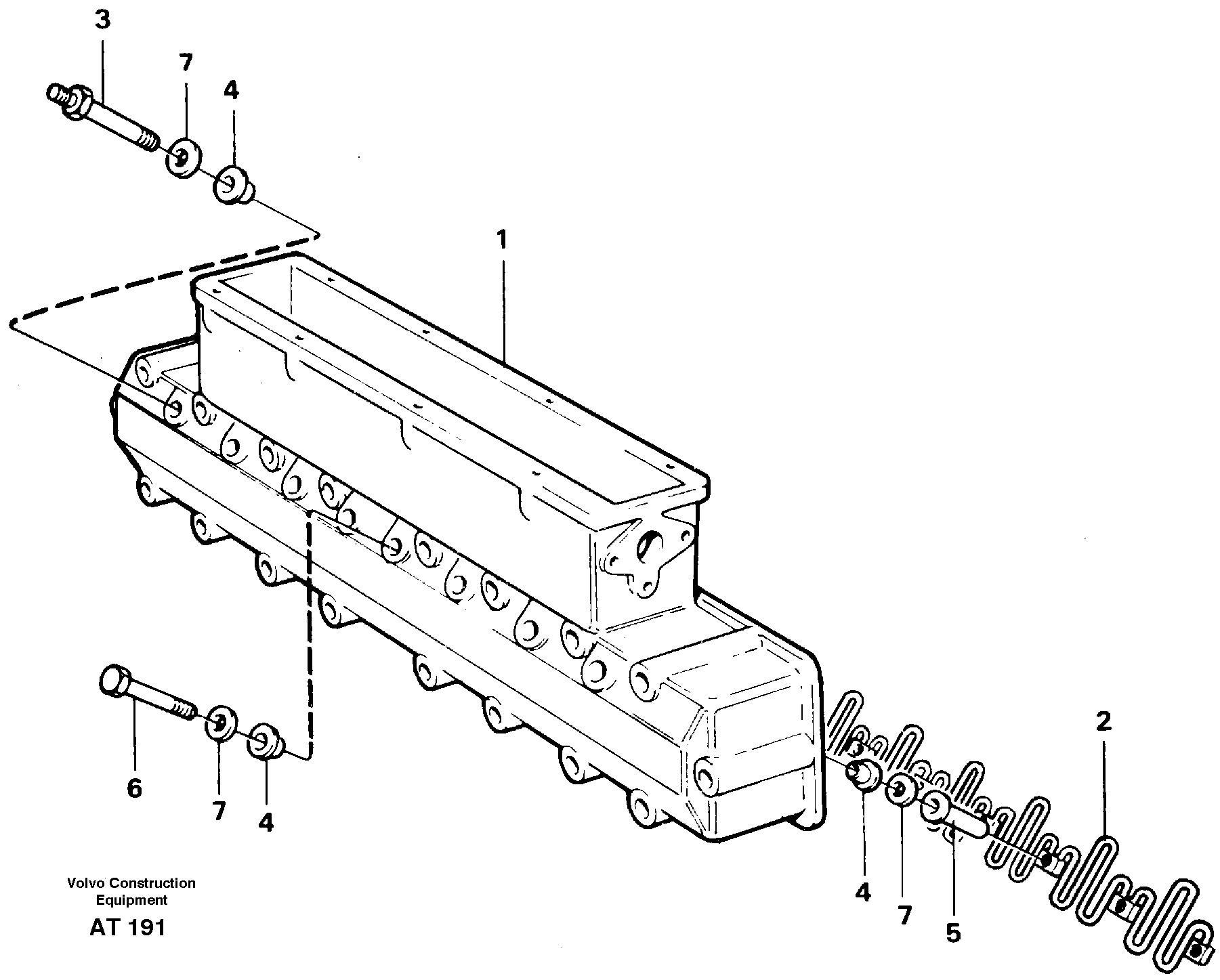 Inlet manifold — volvo parts diagram