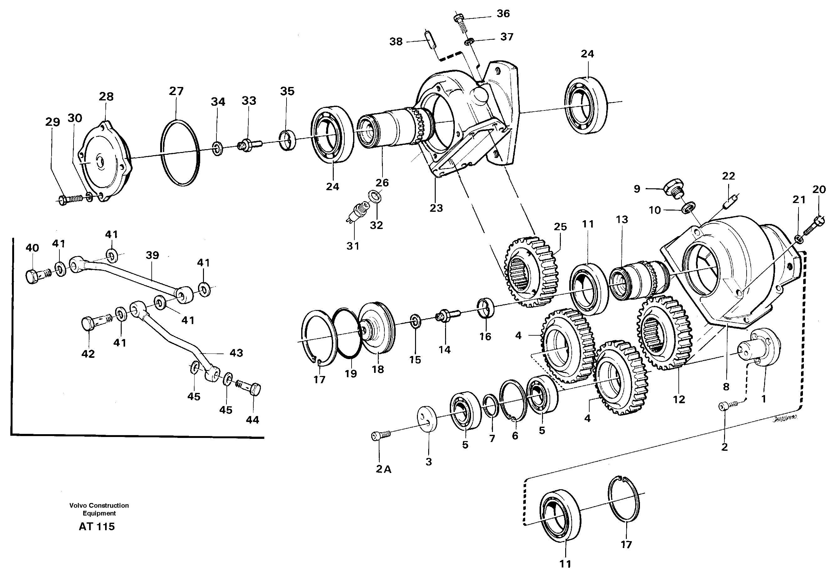 Pump drive — volvo parts diagram