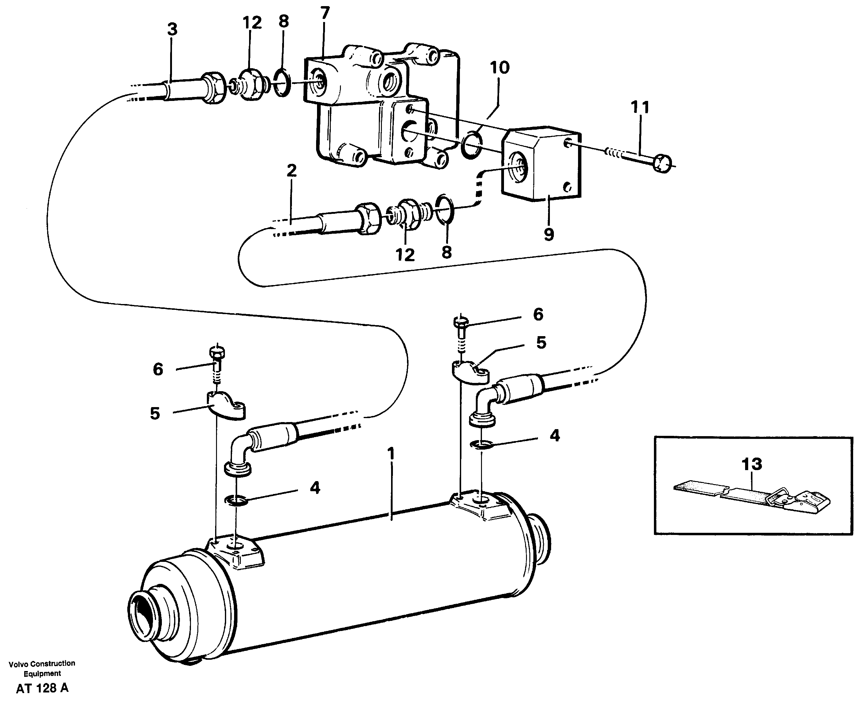 Cooling system — volvo parts diagram