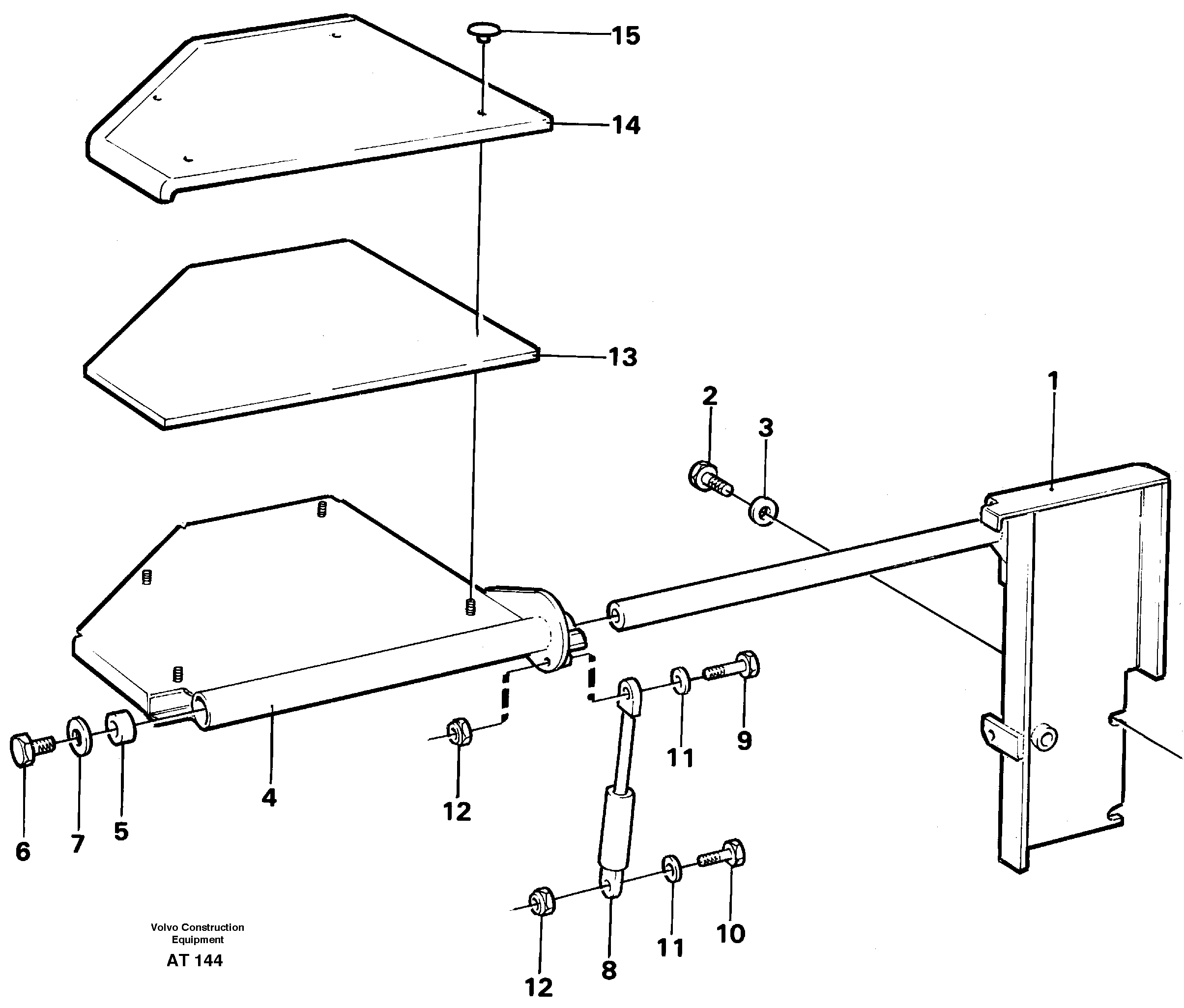 Instructor's seat  91988 — volvo parts diagram